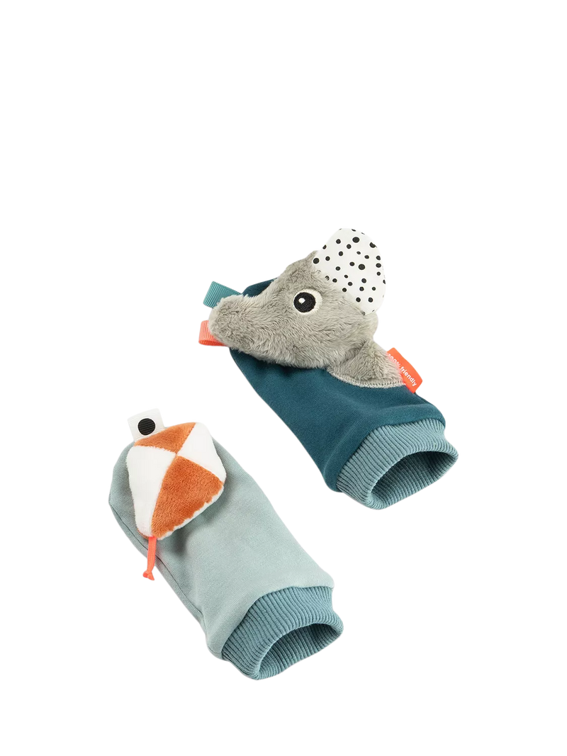 Done by Deer rattle socks for babies (British brand)