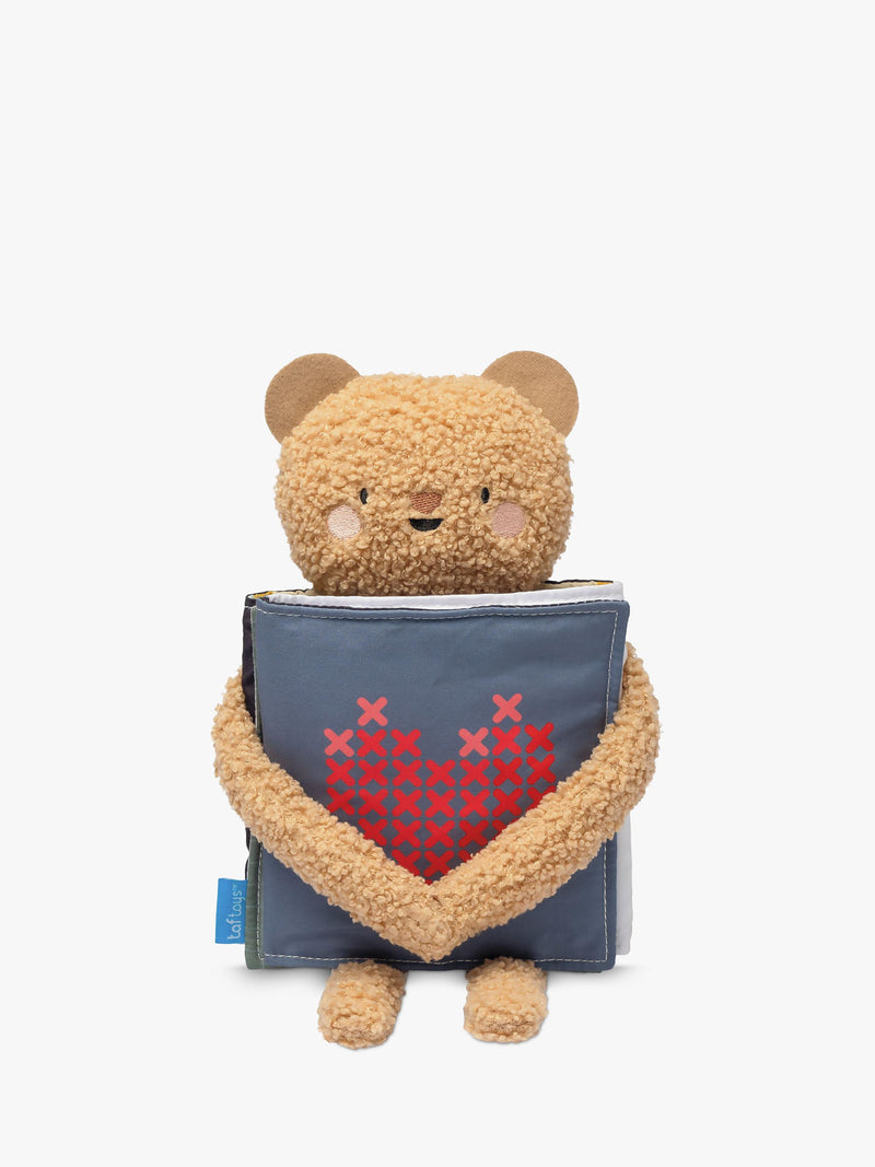 Taf Toys Snuggle Bear Book soft baby toy with mirror - British product