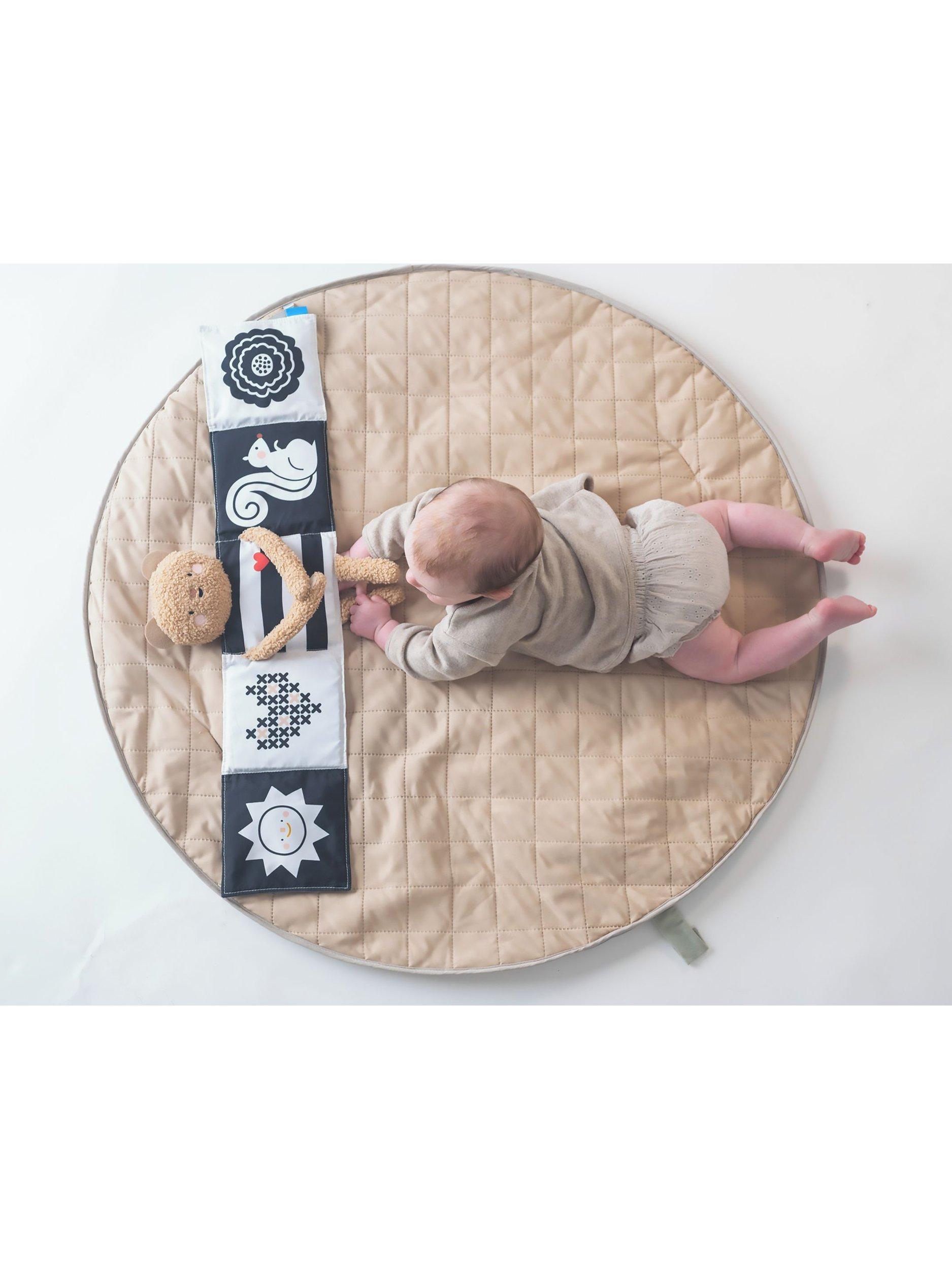 Taf Toys Snuggle Bear Book soft baby toy with mirror - British product