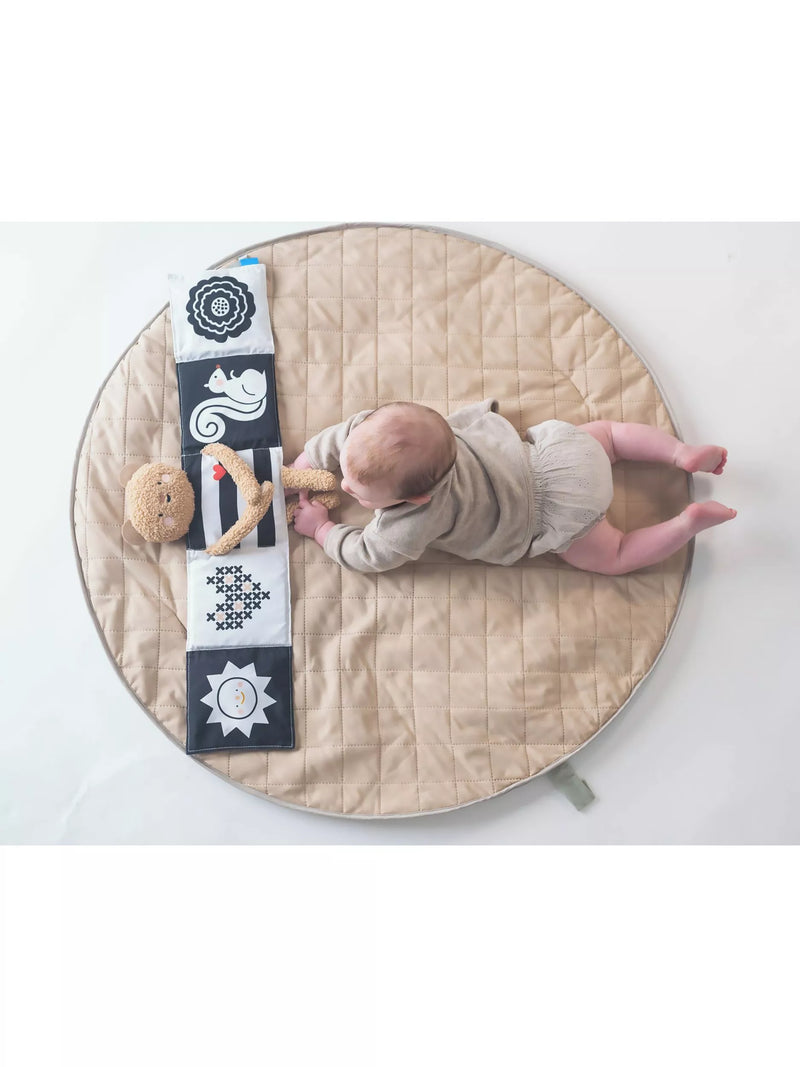 Taf Toys Snuggle Bear Book soft baby toy with mirror - British product