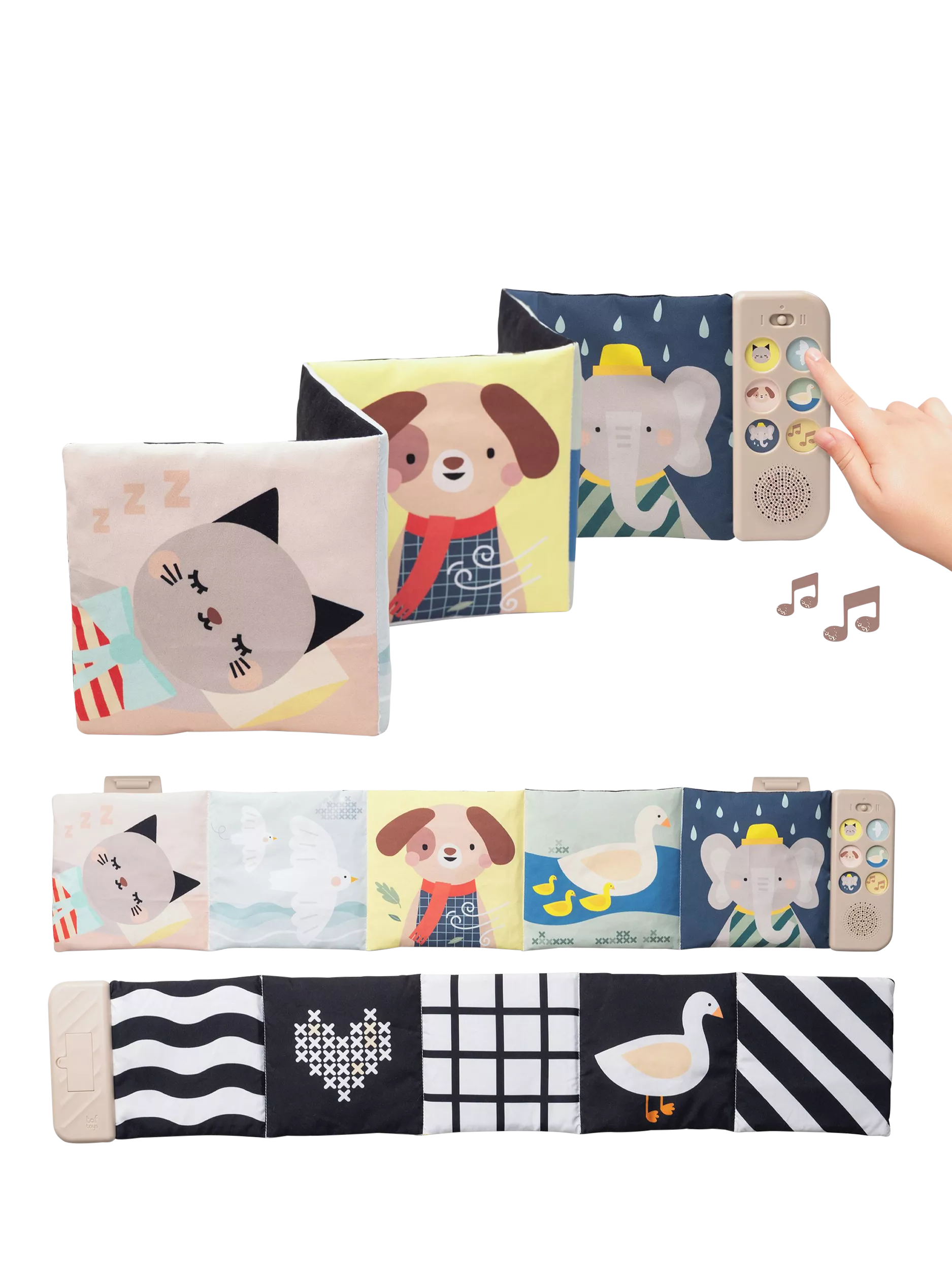 Taf Toys Soothing Sounds Book soft fabric book, UK version