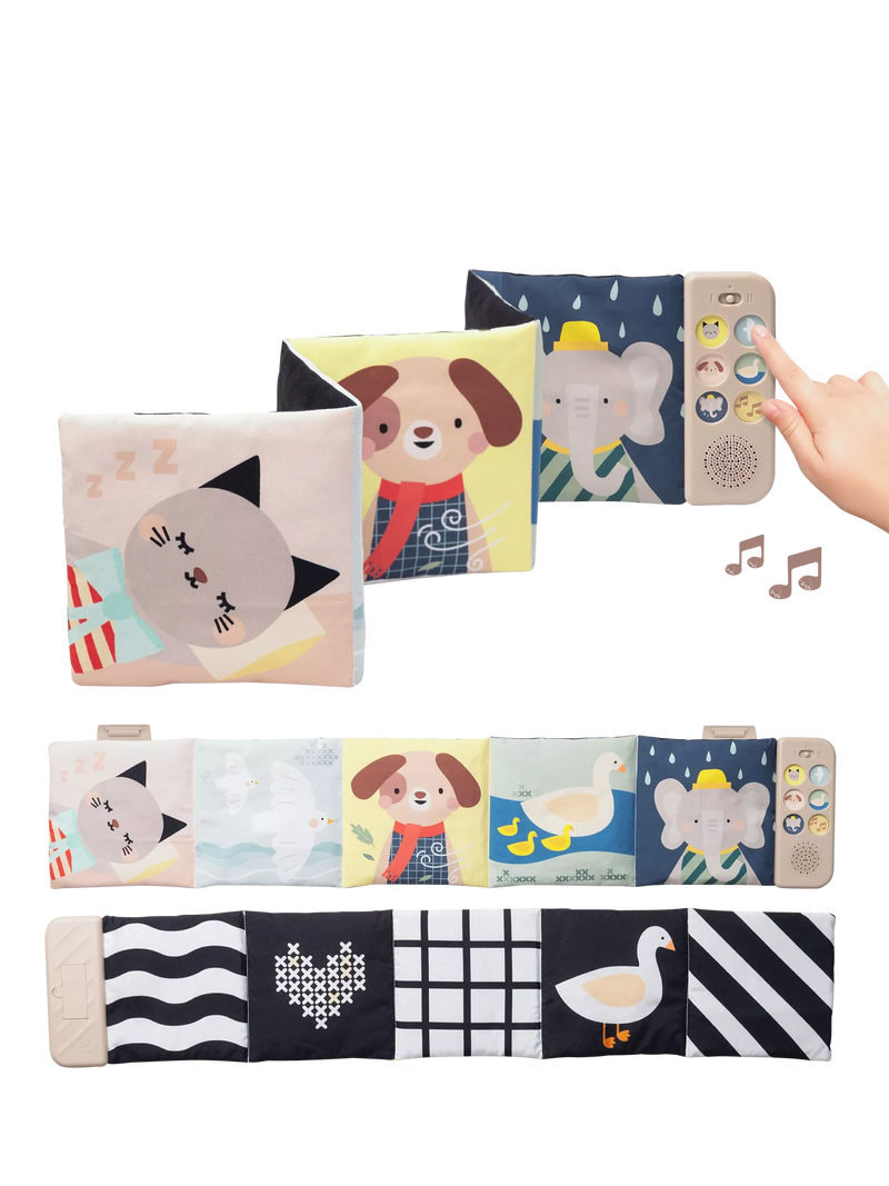 Taf Toys Soothing Sounds Book soft fabric book, UK version