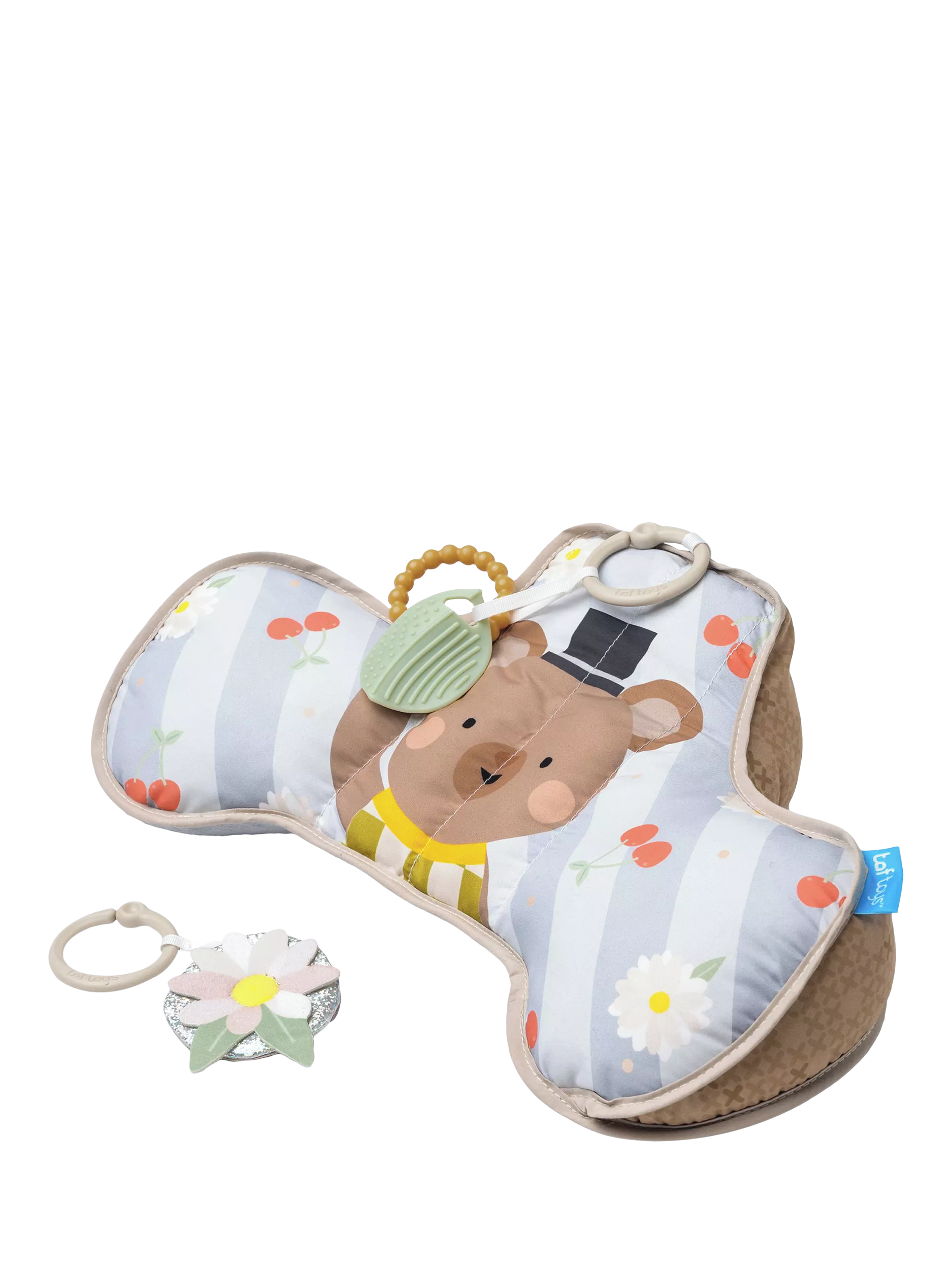 Taf Toys Bear Tummy Time Pillow soft baby activity toy, UK version