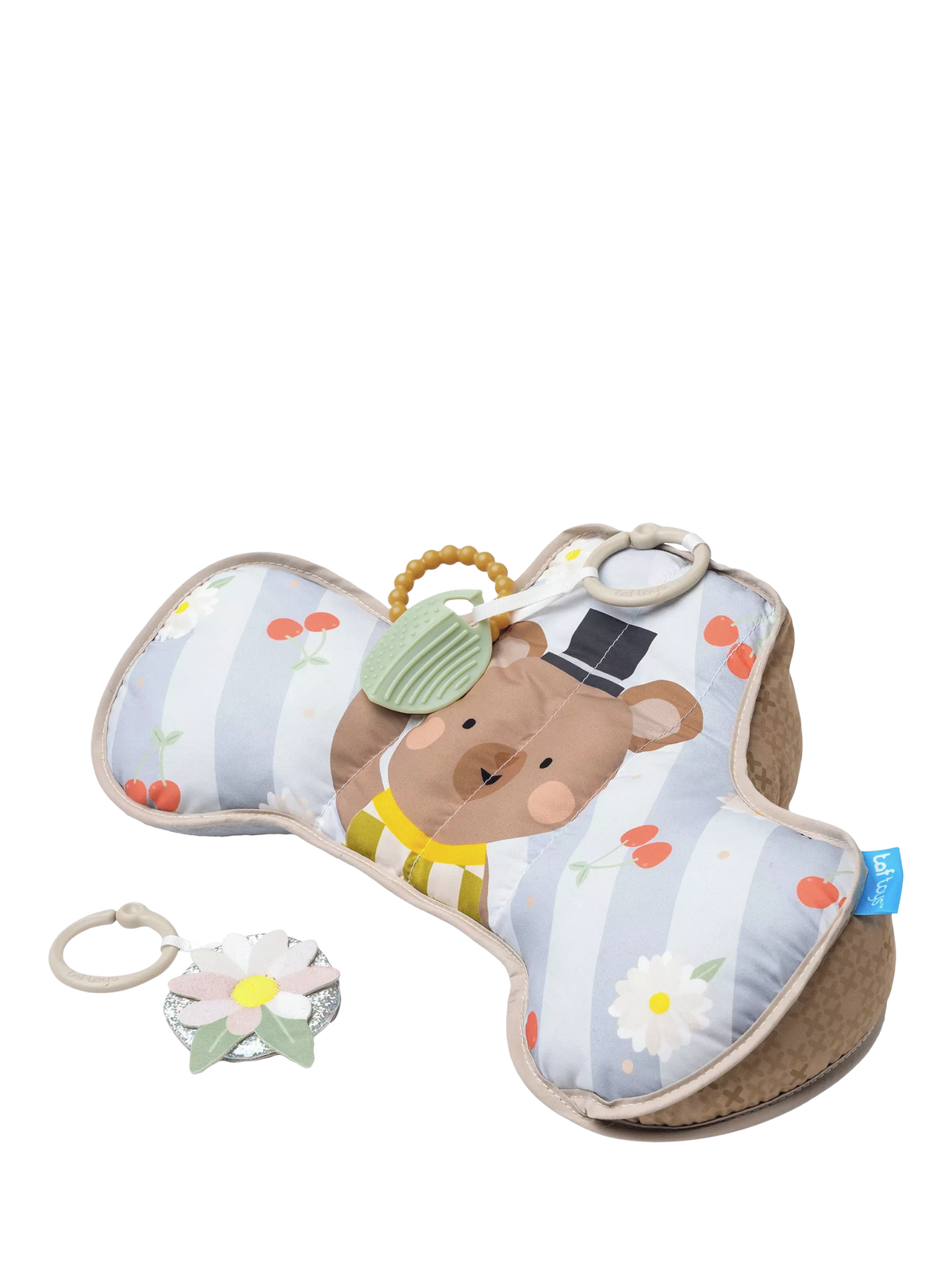 Taf Toys Bear Tummy Time Pillow soft baby activity toy, UK version