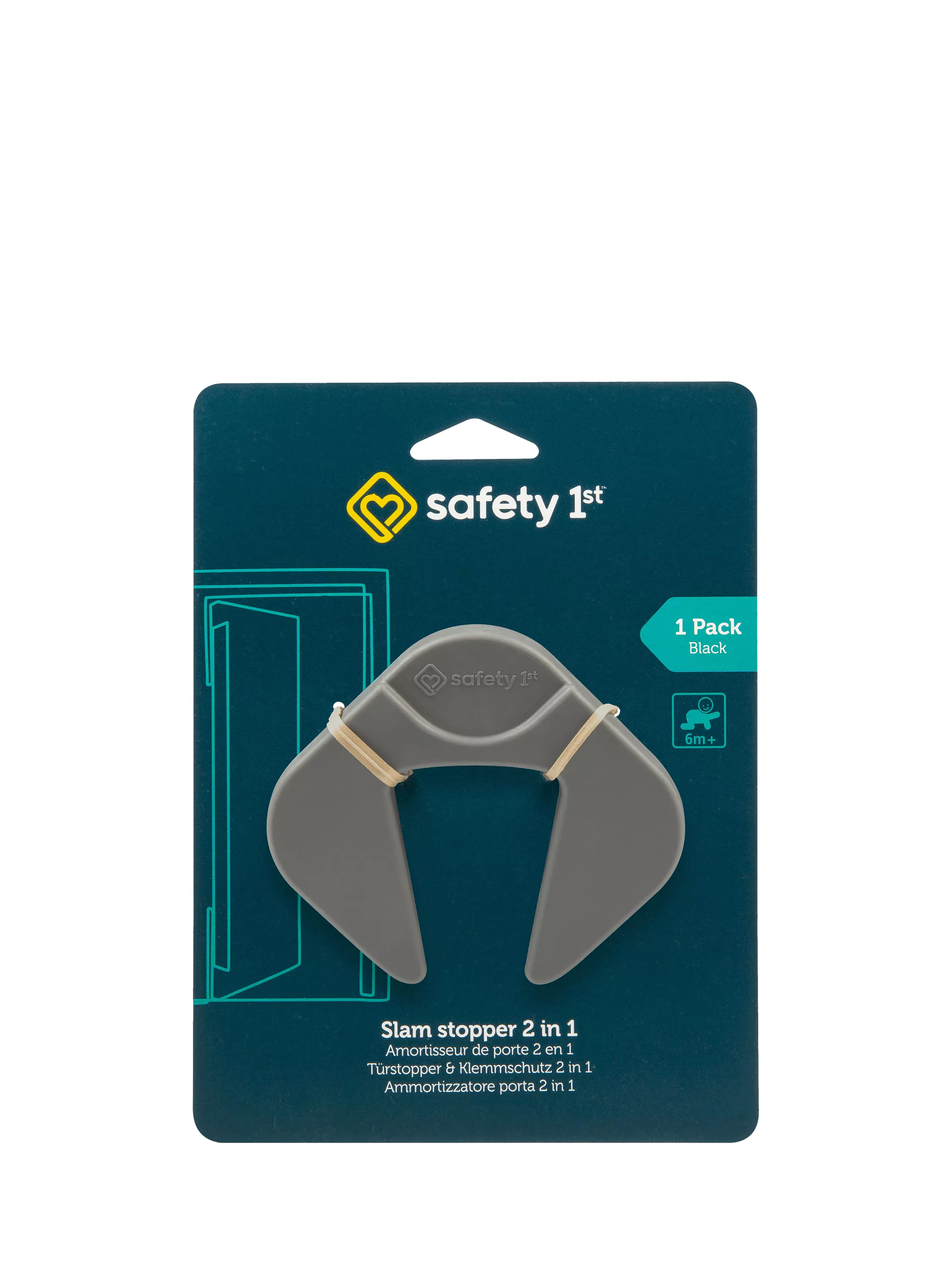 Safety 1st Slam Stopper 2-in-1 door stop, imported from the UK