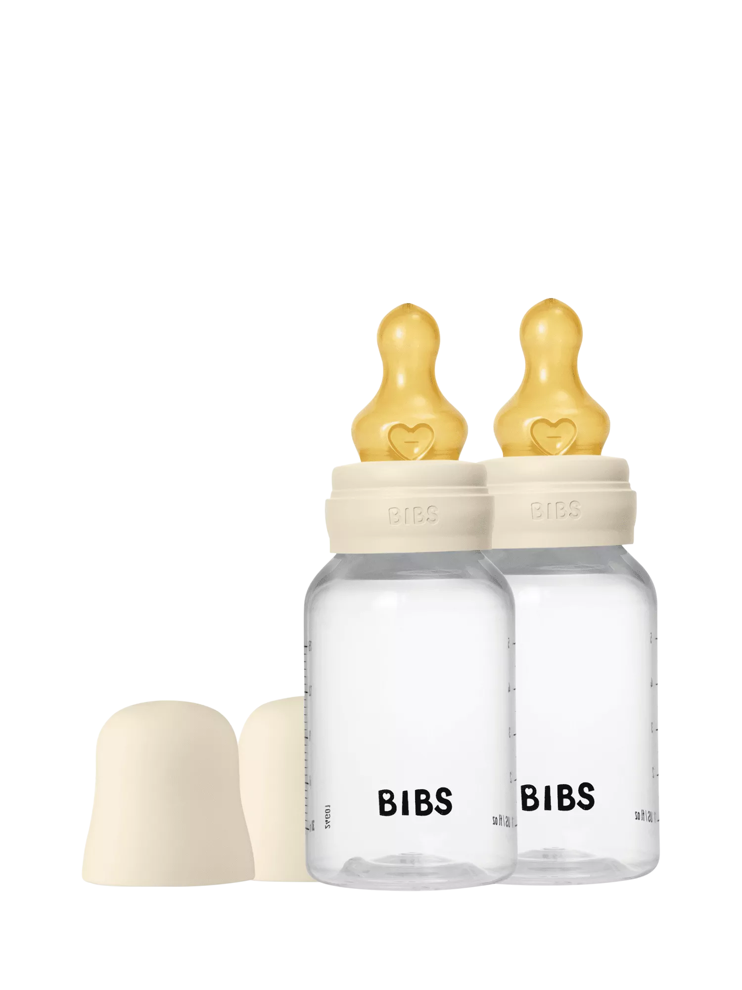 BIBS latex baby bottle slow flow 150ml pack of 2 (British brand)
