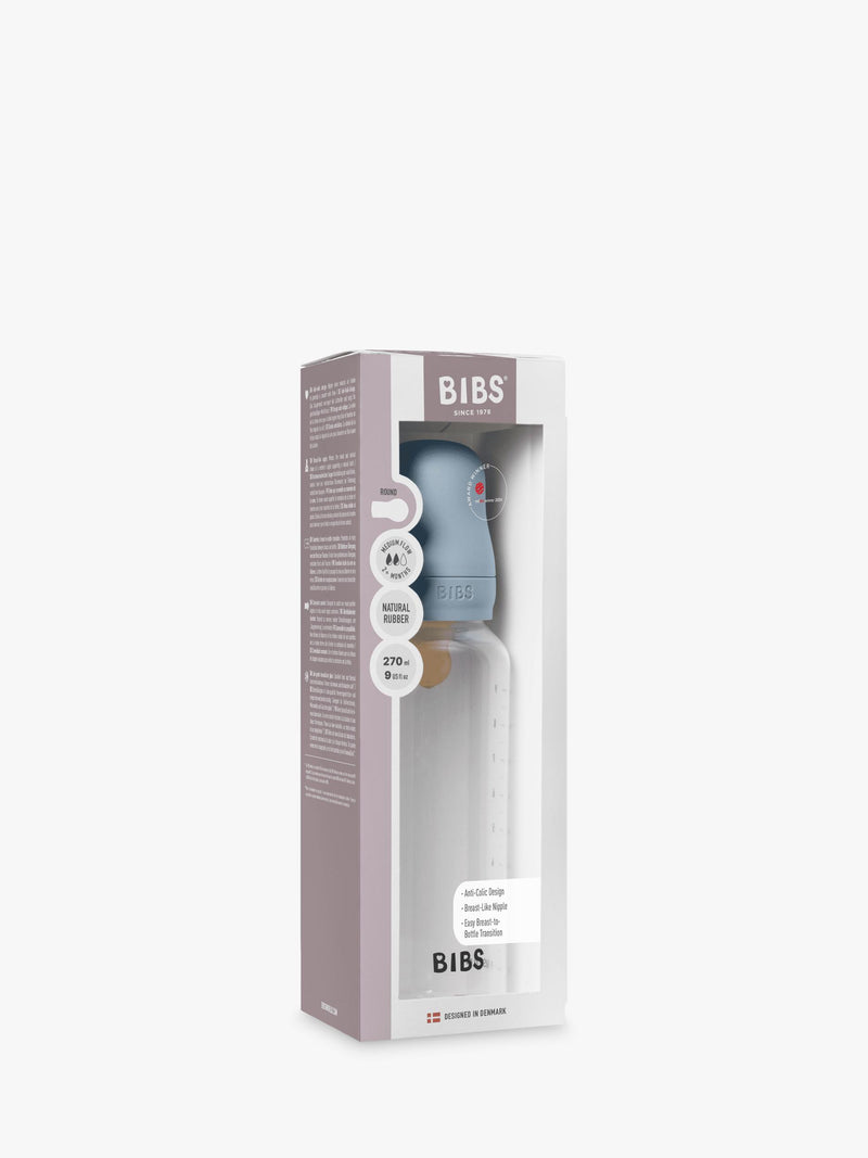 BIBS baby bottle medium flow 270ml, UK version