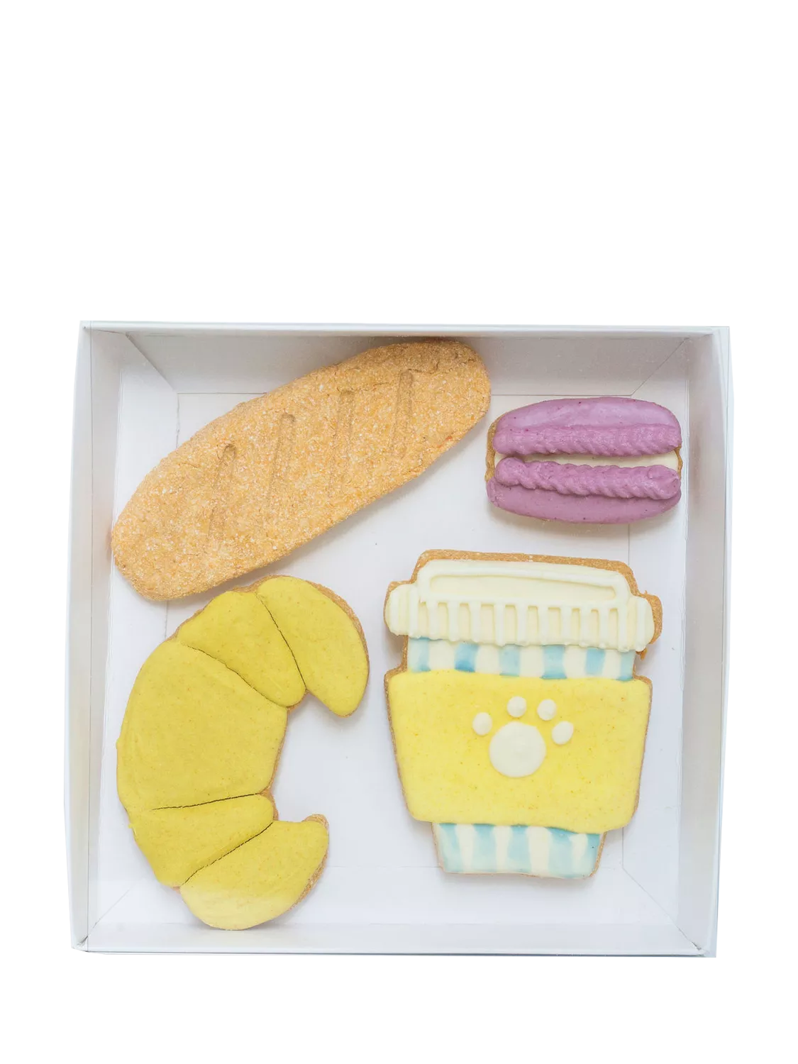 Fluff & Crumble bakery dog biscuit gift set 160g - British product