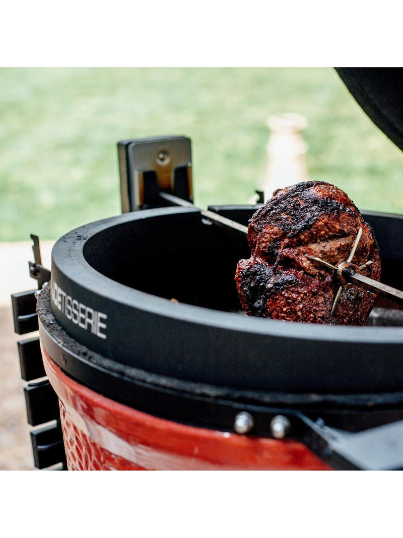 Kamado Joe Big JoeTisserie BBQ rotisserie, UK version