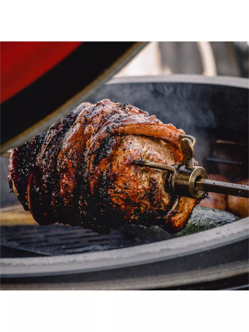 Kamado Joe Big JoeTisserie BBQ rotisserie, UK version