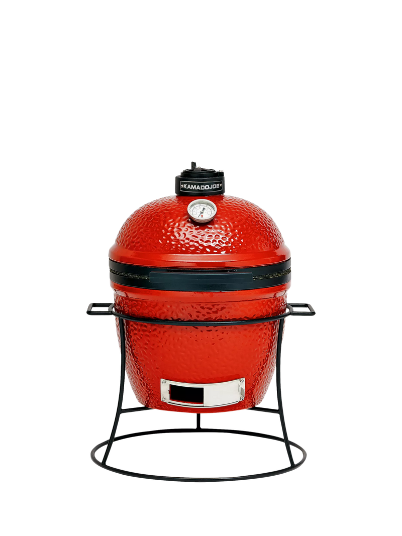 Kamado Joe Portable Joe Junior charcoal BBQ bundle with stand and cart (British brand)