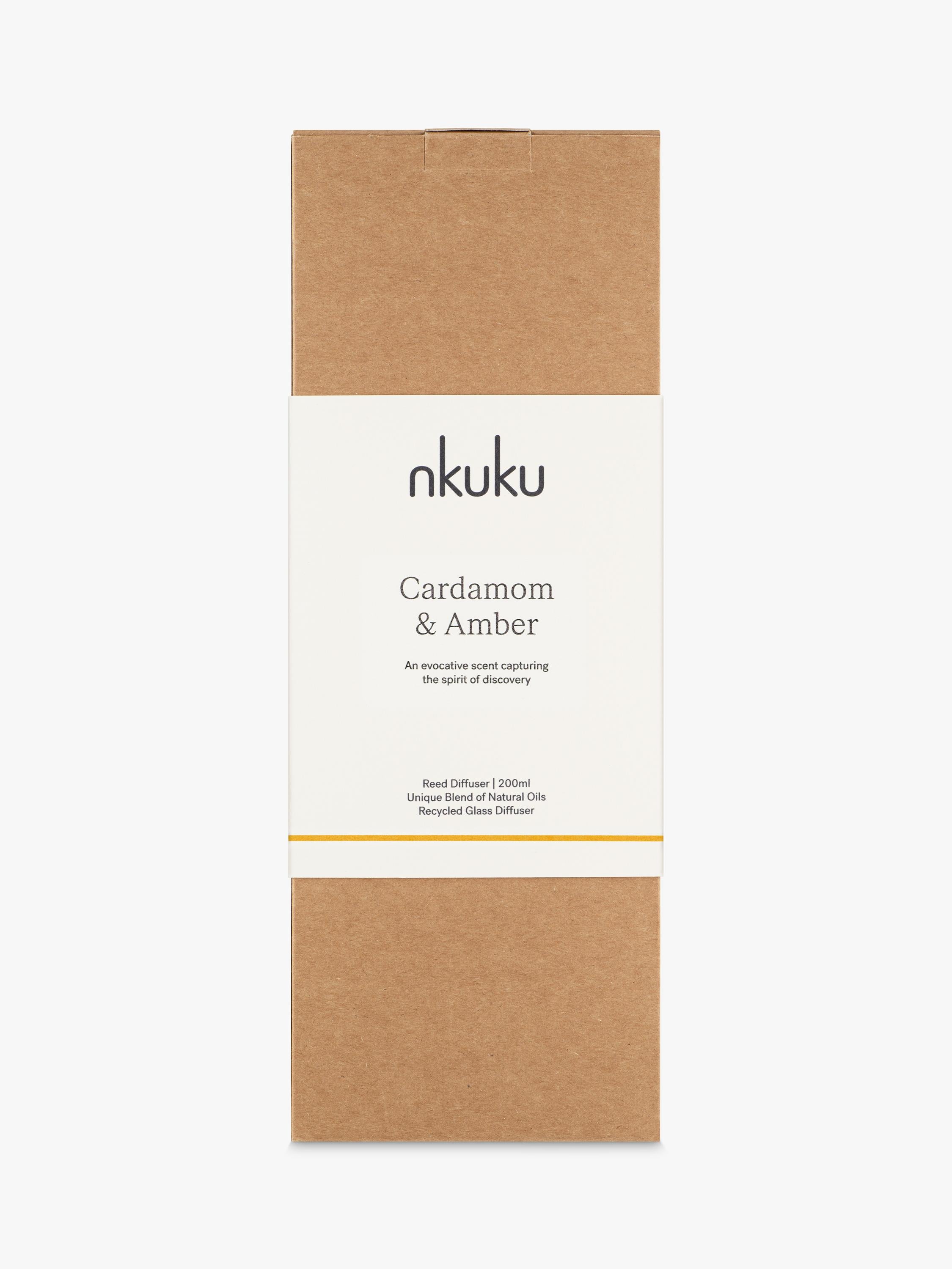 nkuku reed diffuser Cardamom & Amber 200ml (British brand)