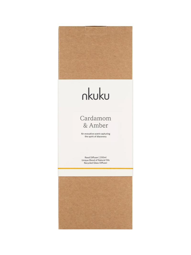 nkuku reed diffuser Cardamom & Amber 200ml (British brand)
