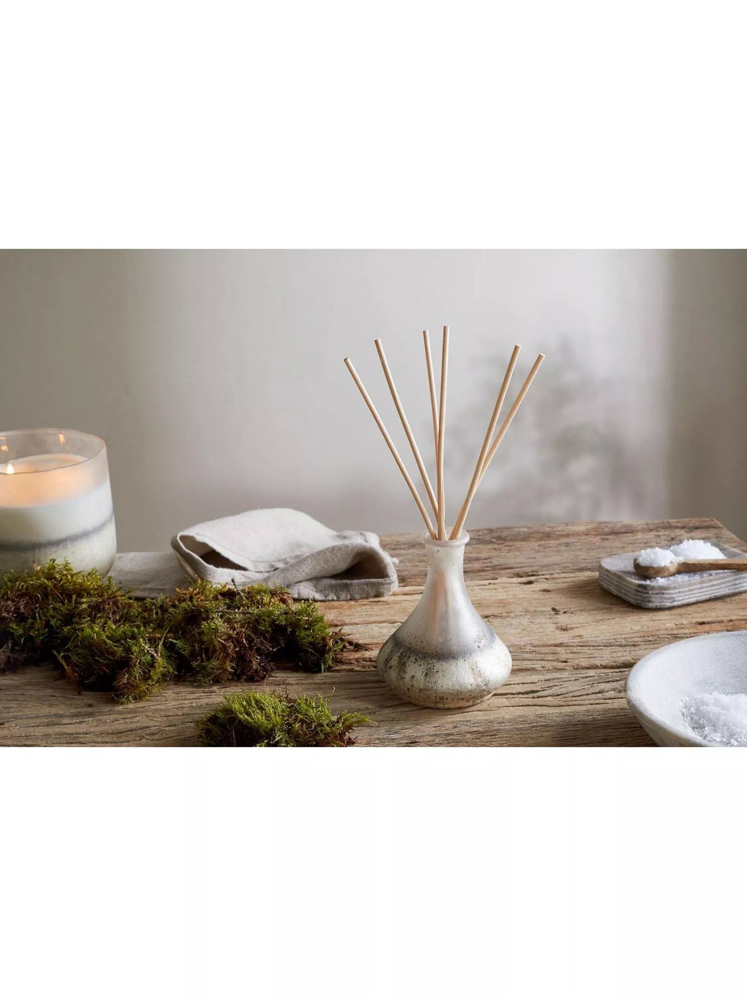 nkuku Sea Salt & Moss reed diffuser 200ml, imported from the UK