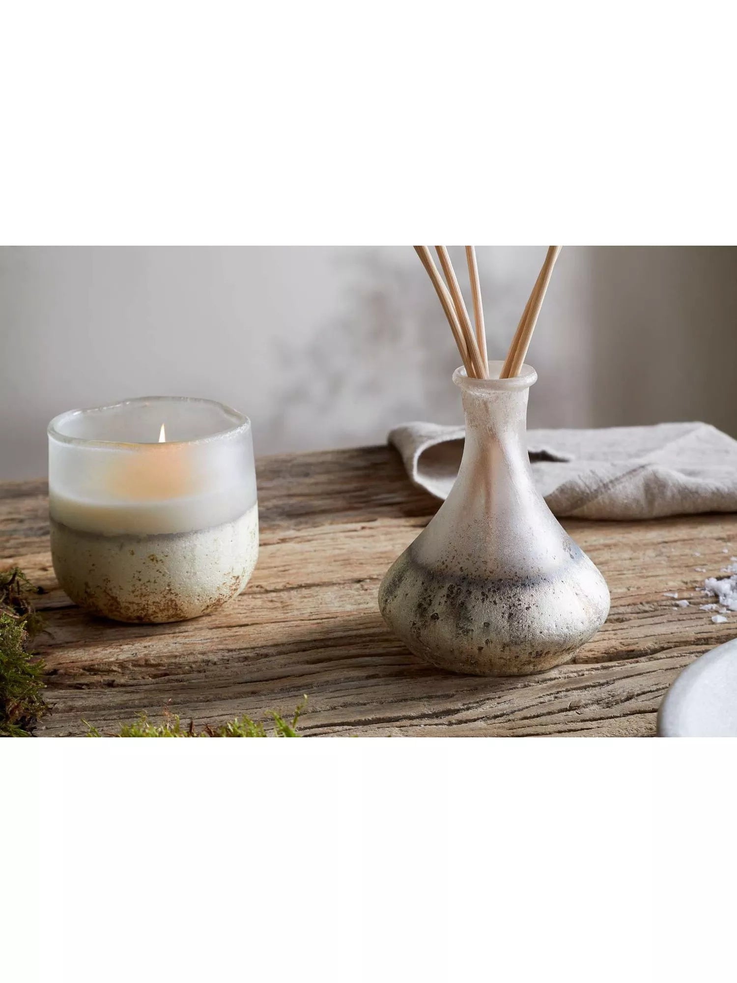 nkuku Sea Salt & Moss reed diffuser 200ml, imported from the UK