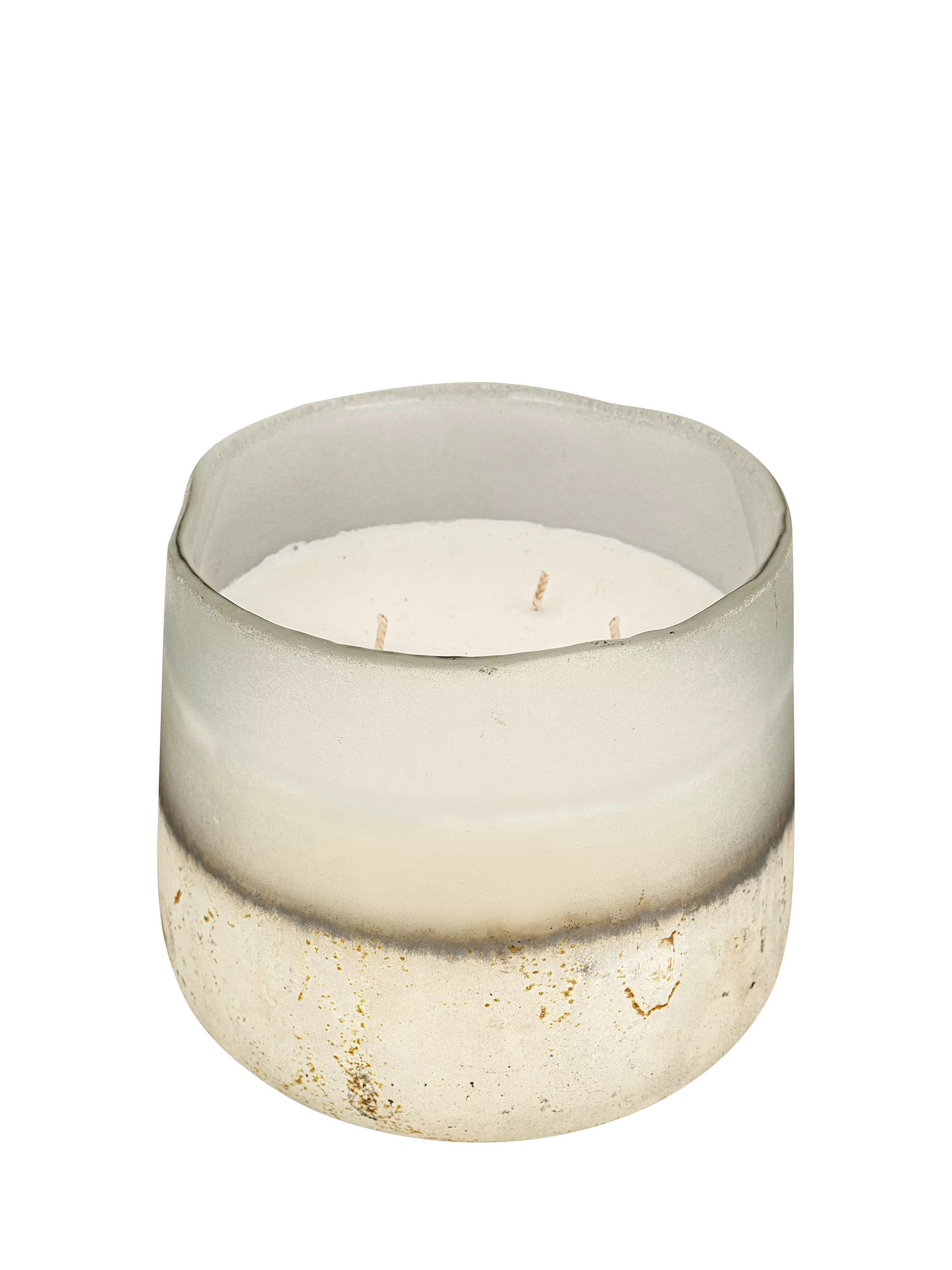 nkuku Cardamom & Amber 3 wick scented candle, imported from the UK
