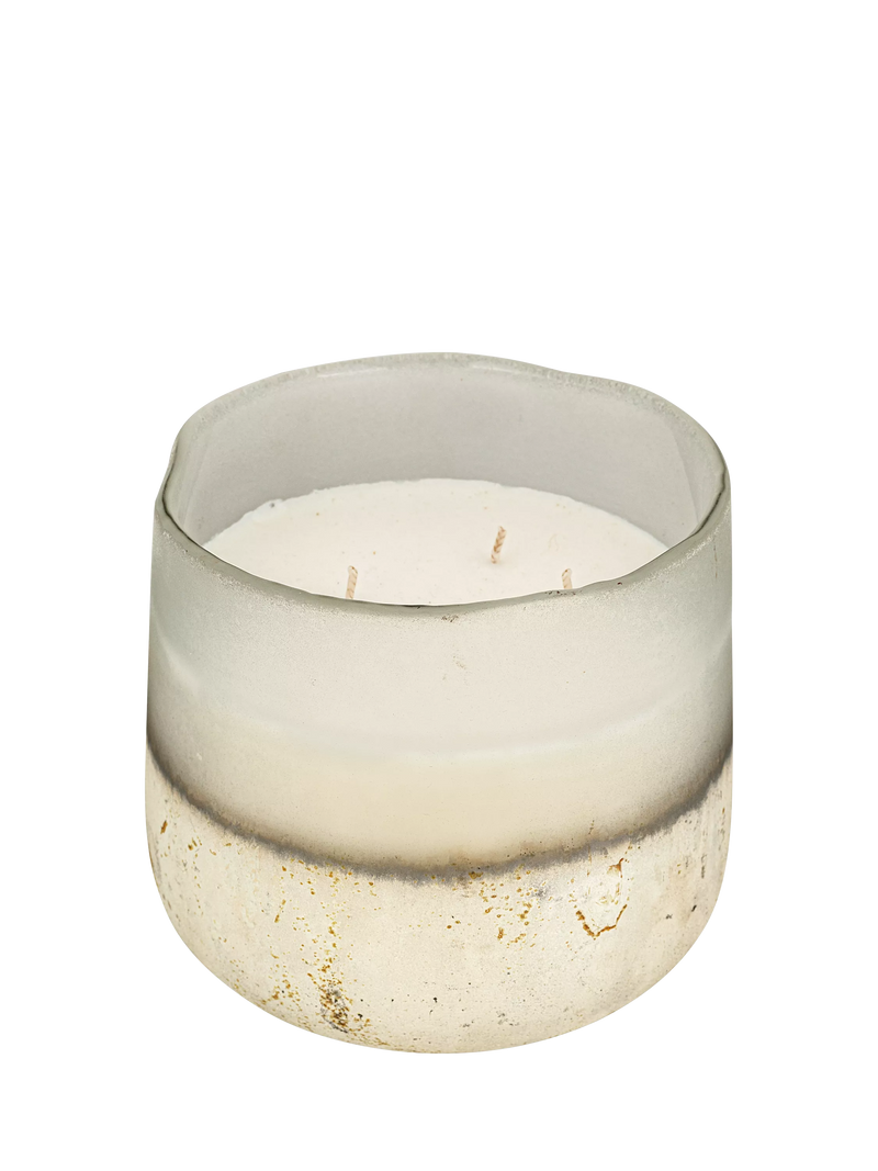 nkuku Cardamom & Amber 3 wick scented candle, imported from the UK