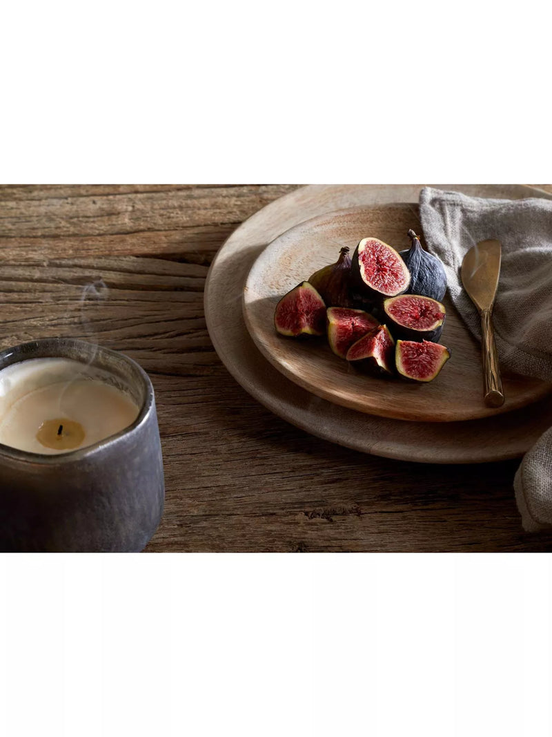 nkuku Cedarwood & Fig scented candle, imported from the UK