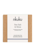 nkuku Sea Salt & Moss scented candle, imported from the UK