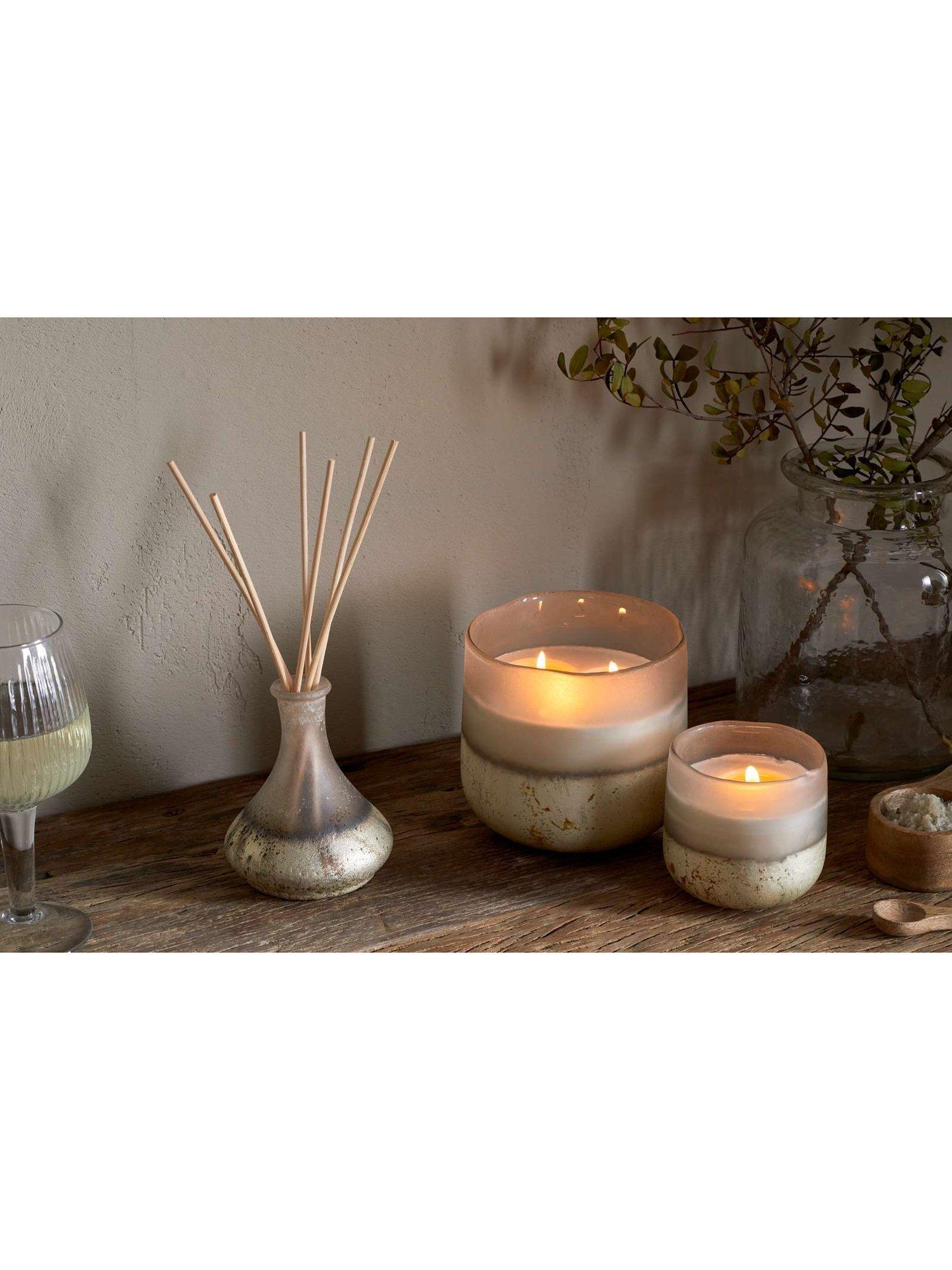 nkuku Sea Salt & Moss scented candle, imported from the UK