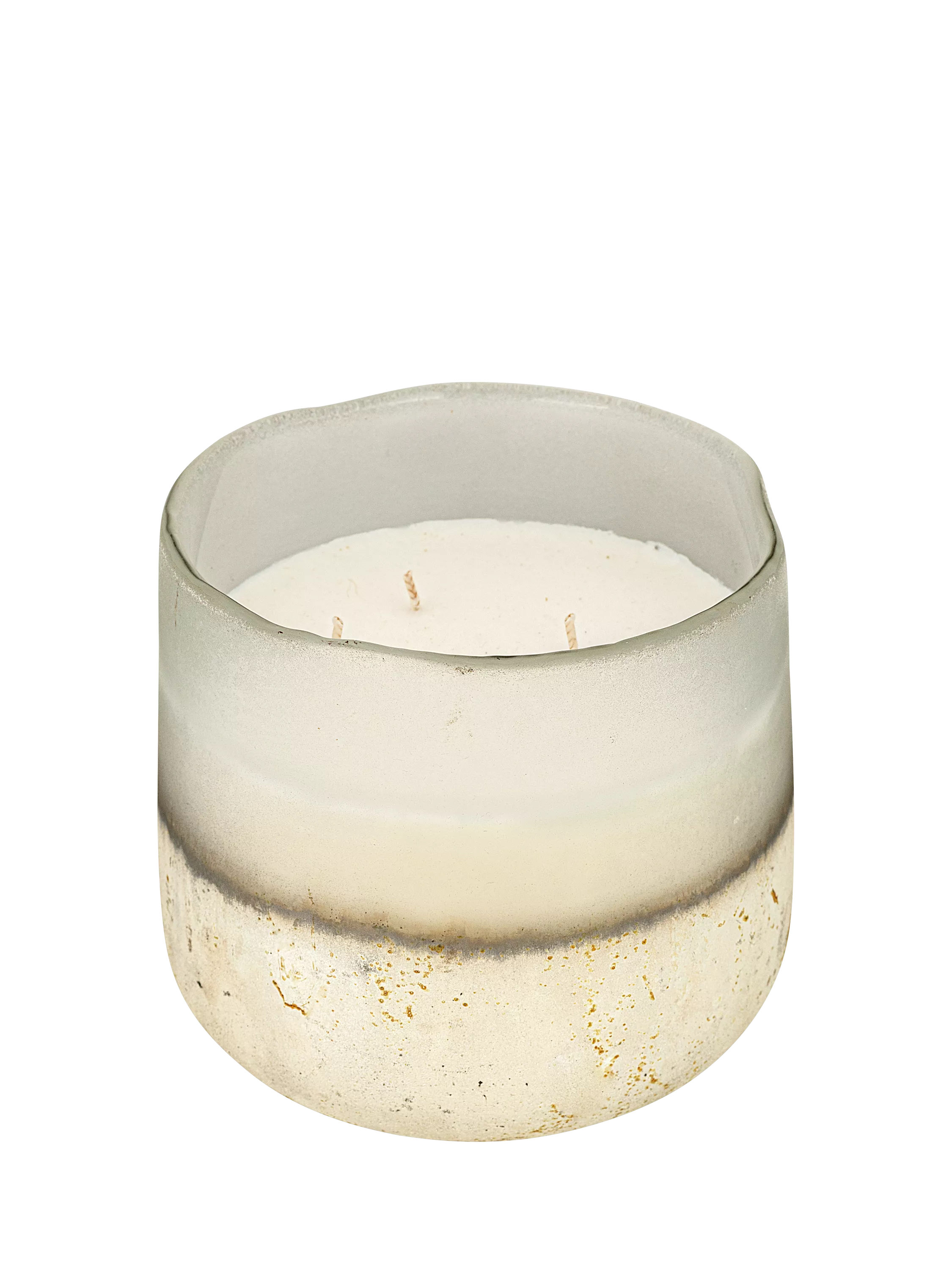 nkuku scented candle sea salt and moss 3 wick, UK version