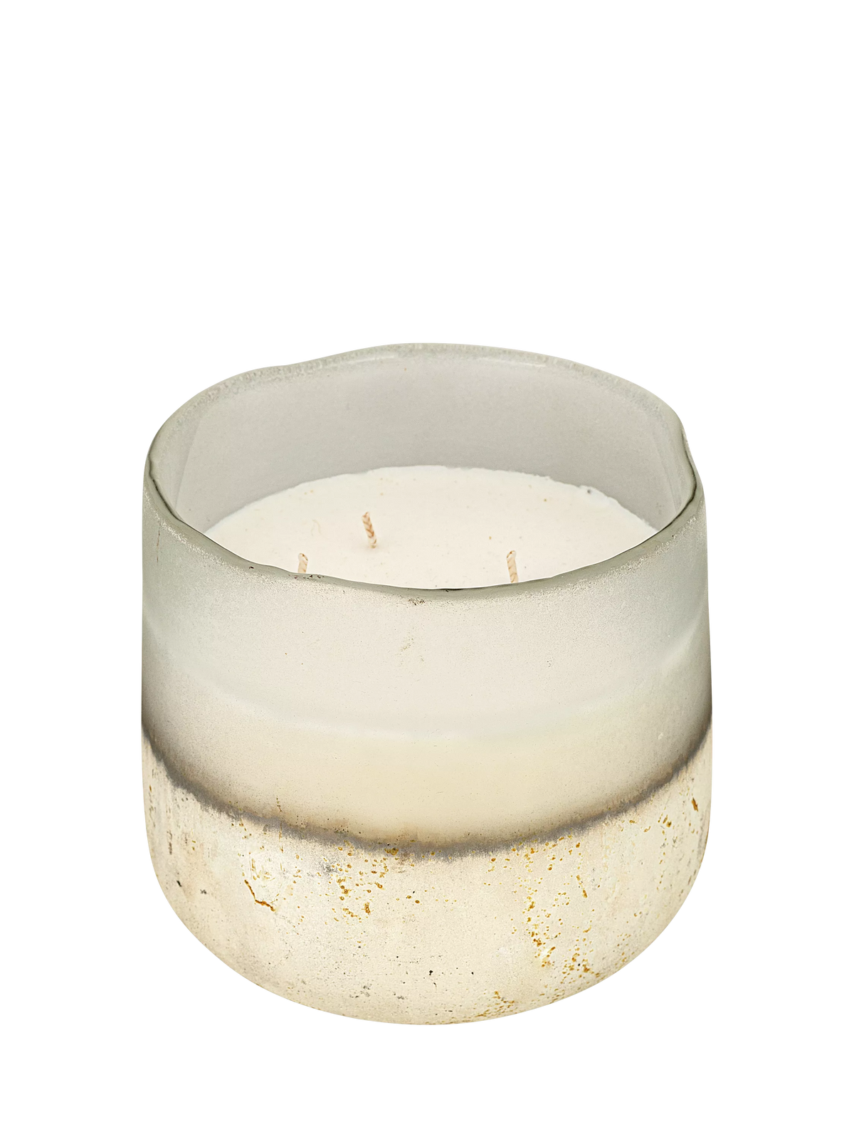 nkuku scented candle sea salt and moss 3 wick, UK version