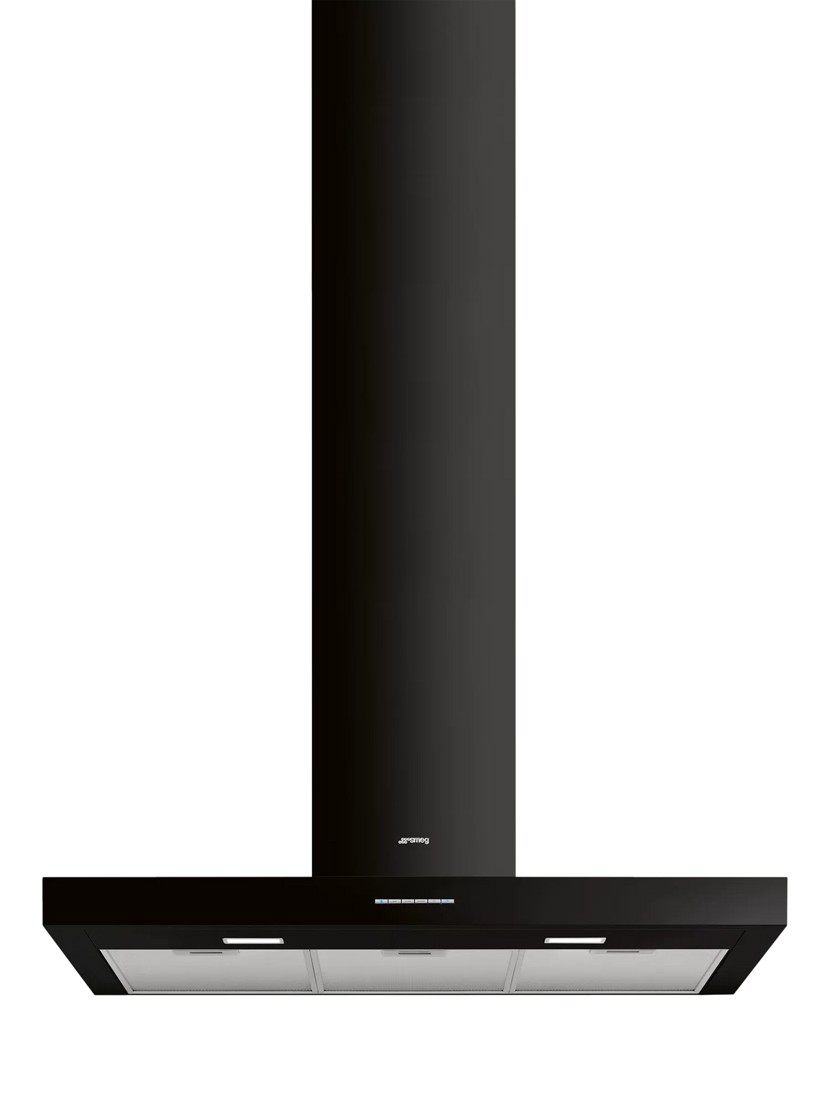 Smeg black 90cm T-shape chimney cooker hood (British brand)