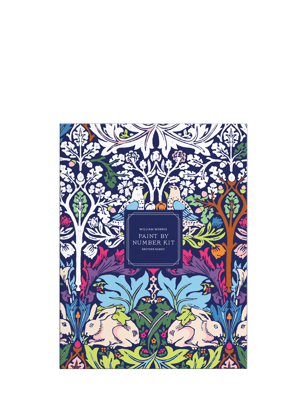 Galison William Morris rabbit paint kit 9x12 canvas - British product