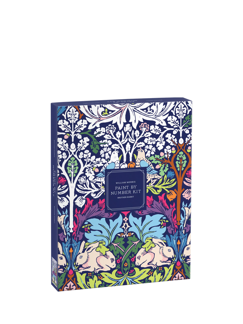 Galison William Morris rabbit paint kit 9x12 canvas - British product