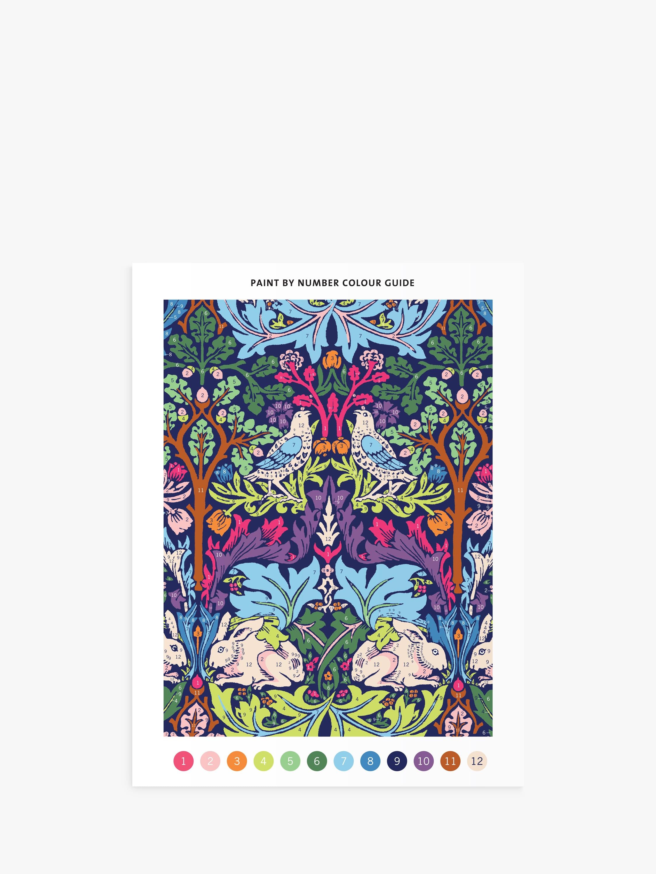 Galison William Morris rabbit paint kit 9x12 canvas - British product