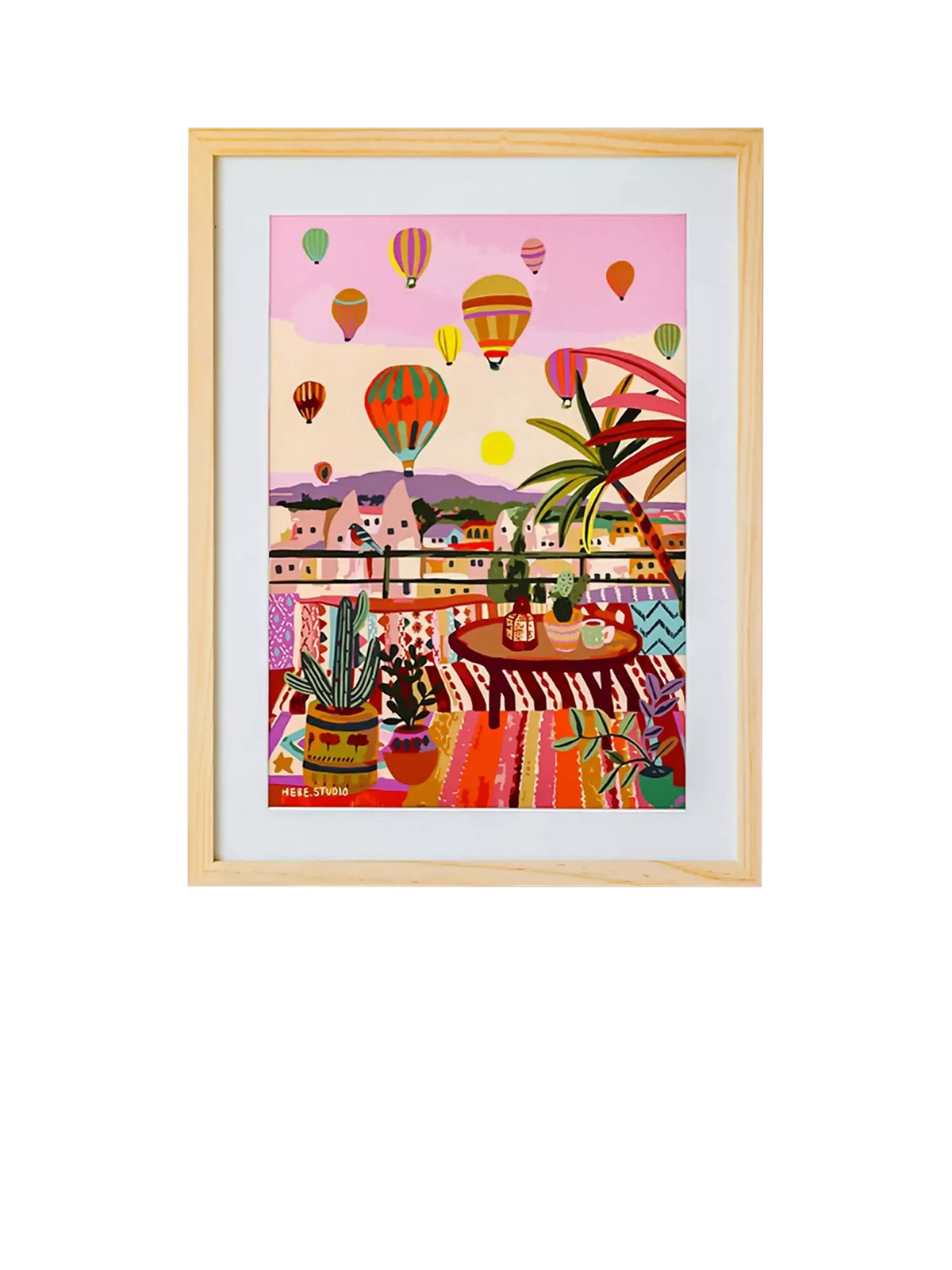 Sculpd Cappadocia paint by numbers kit (British brand)