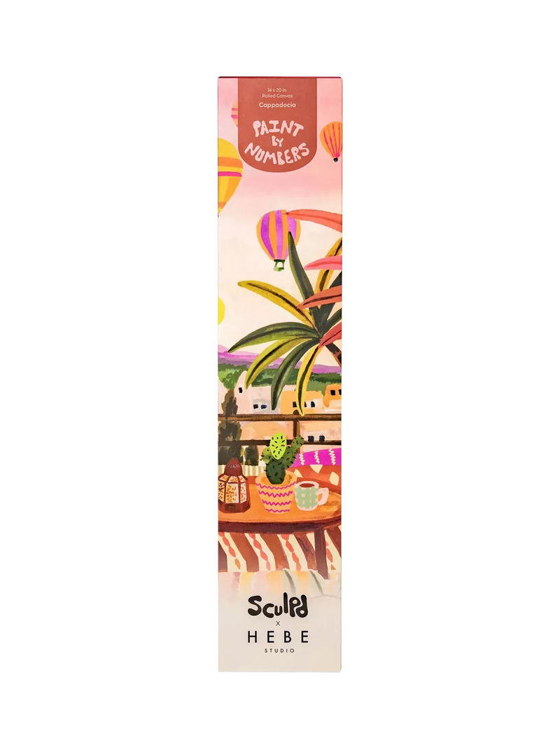 Sculpd Cappadocia paint by numbers kit (British brand)