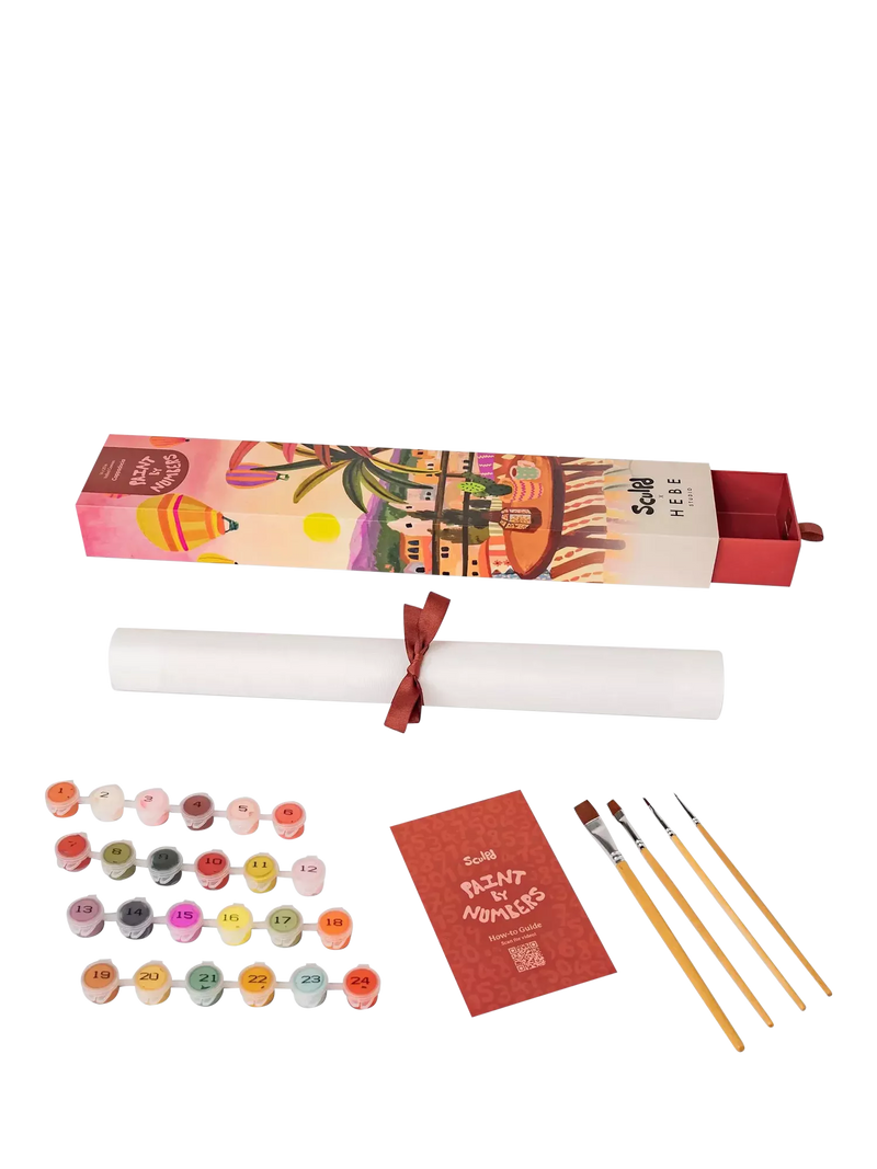 Sculpd Cappadocia paint by numbers kit (British brand)