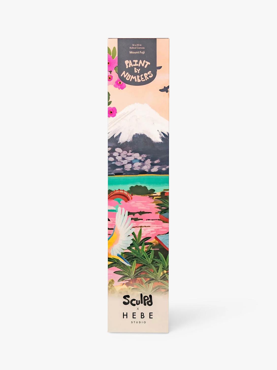 Sculpd Mount Fuji paint by numbers kit 51x36cm - British product
