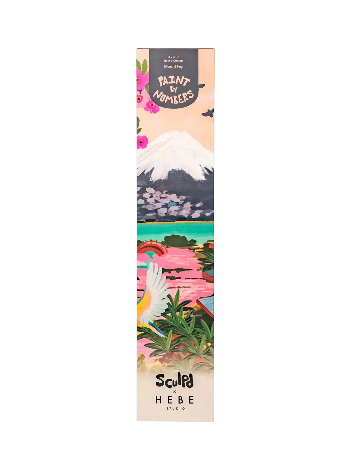 Sculpd Mount Fuji paint by numbers kit 51x36cm - British product
