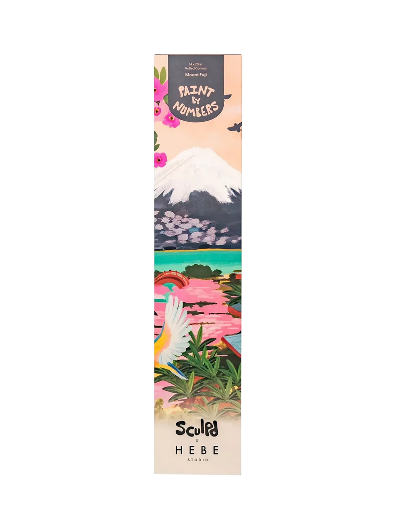 Sculpd Mount Fuji paint by numbers kit 51x36cm - British product