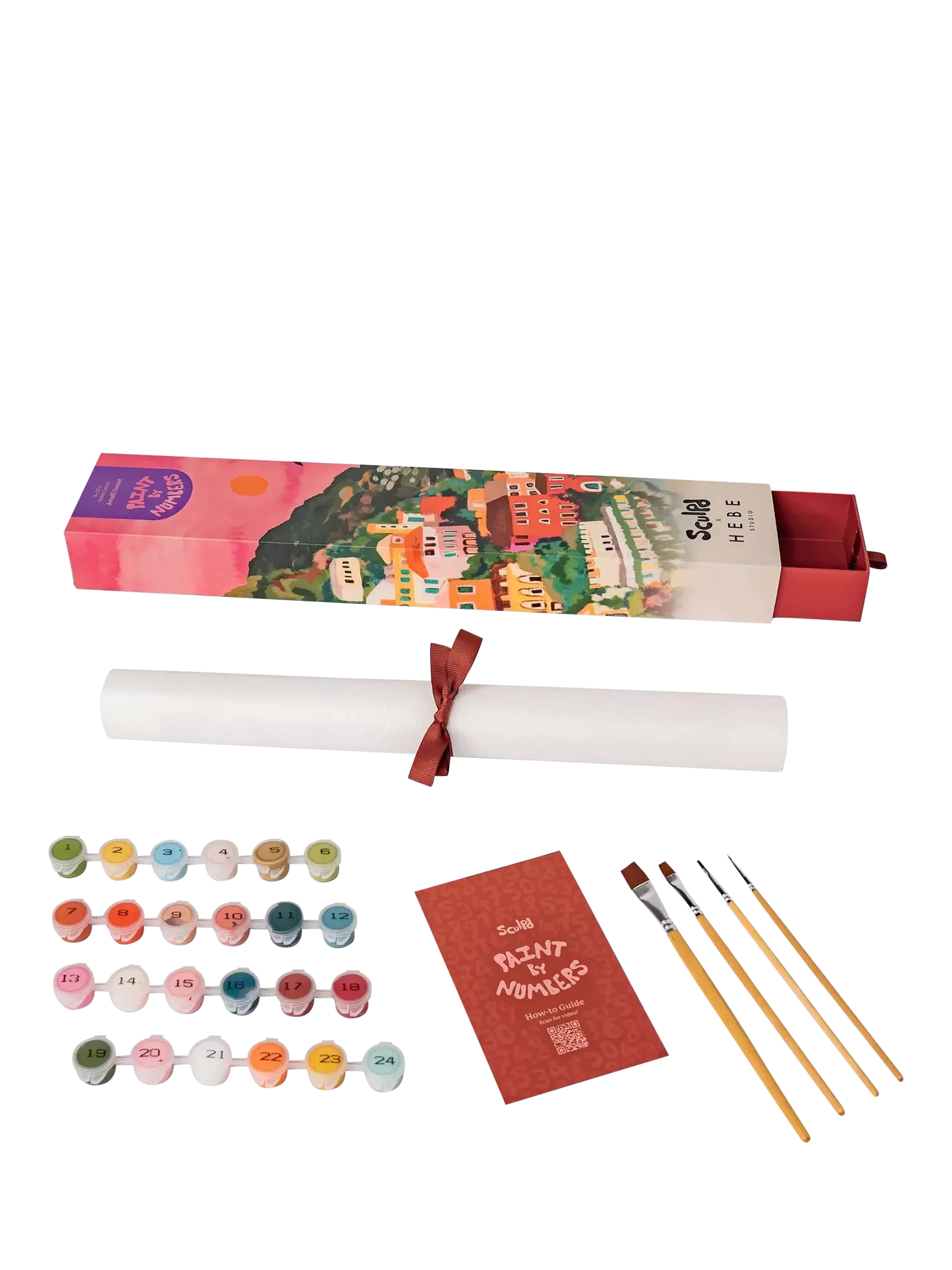 Sculpd Mount Fuji paint by numbers kit 51x36cm - British product