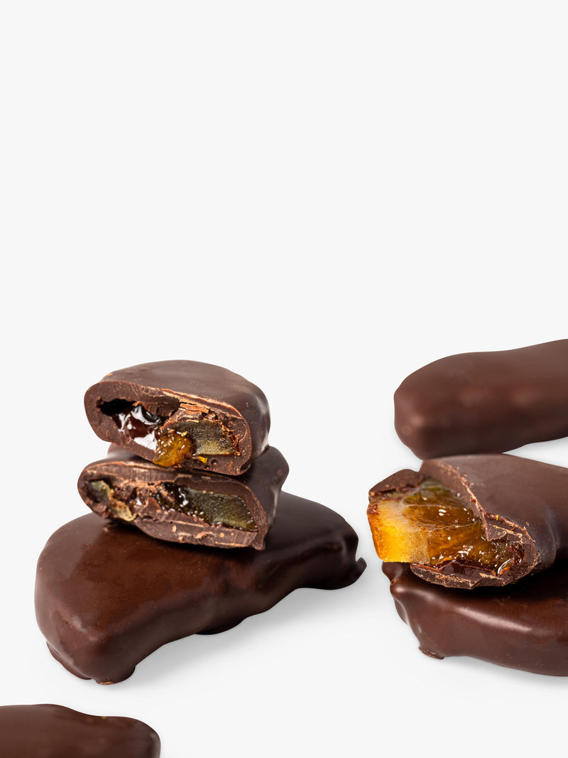 Chococo dark chocolate orange slices 135g, imported from the UK