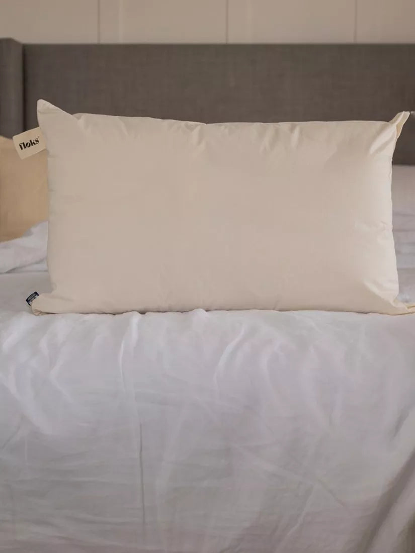 Floks wool pillow standard medium, UK version
