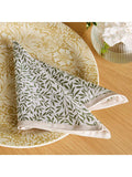 Morris & Co. napkins set two yellow green (British brand)
