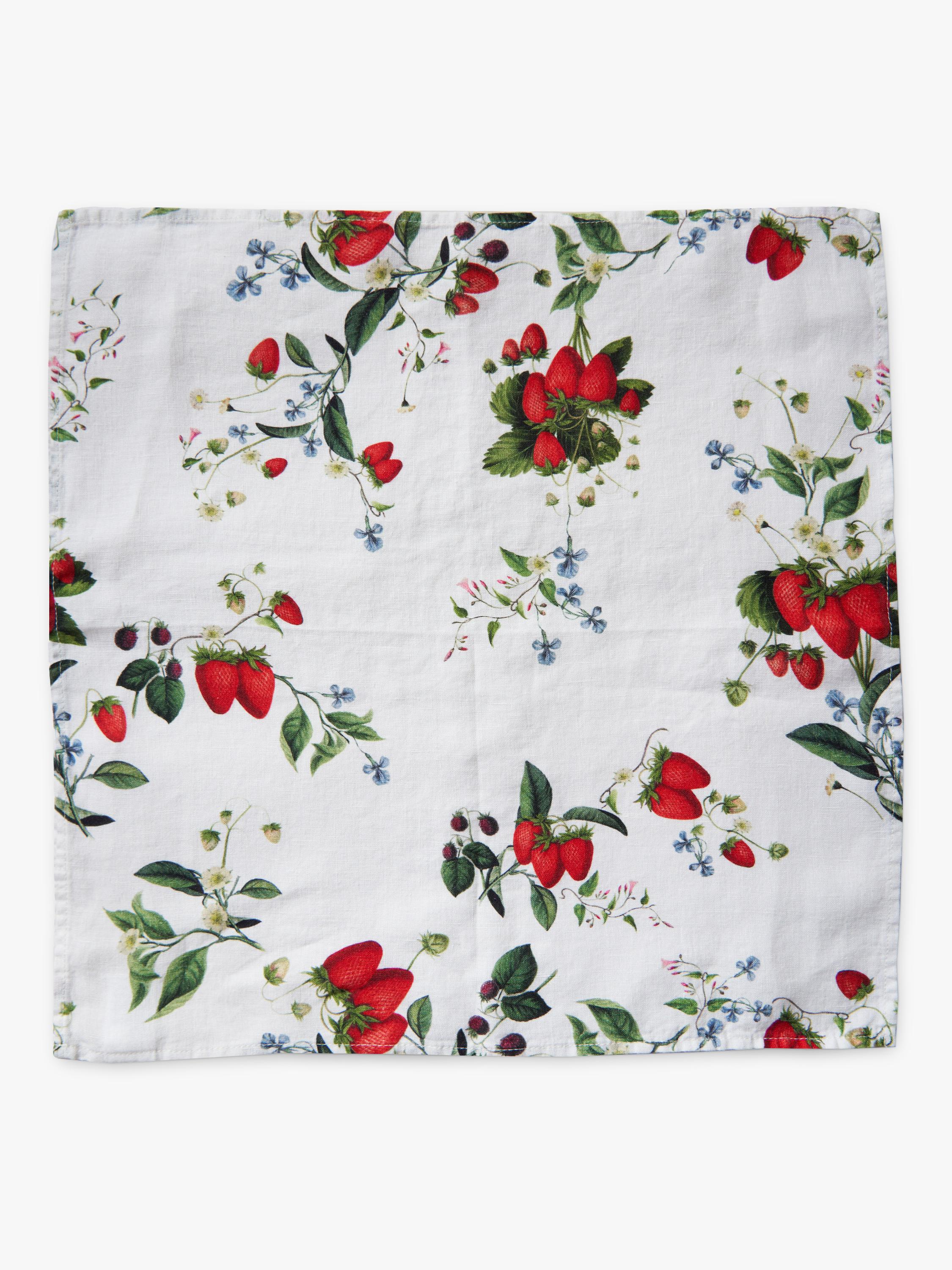By Hope linen napkin Wild Strawberry 45x45cm, UK version