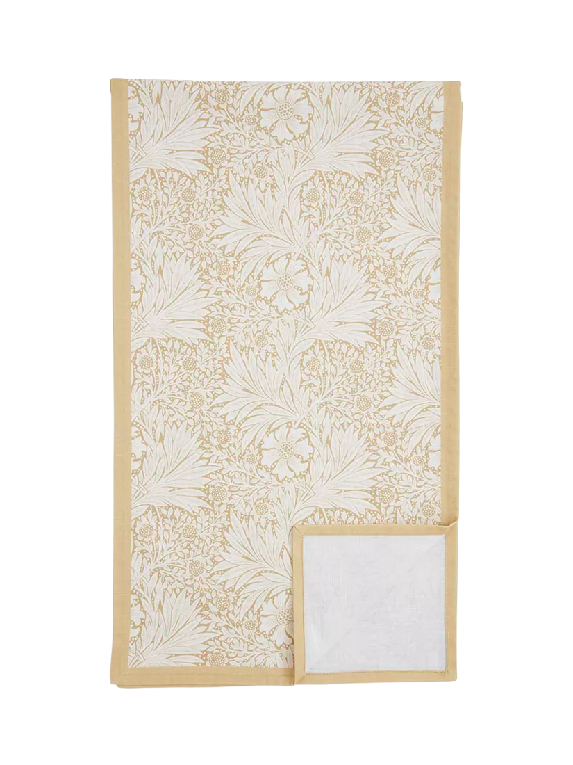 Morris & Co. Marigold cotton table runner 250cm (British brand)