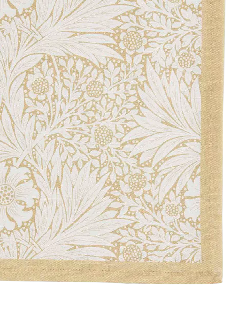 Morris & Co. Marigold cotton table runner 250cm (British brand)