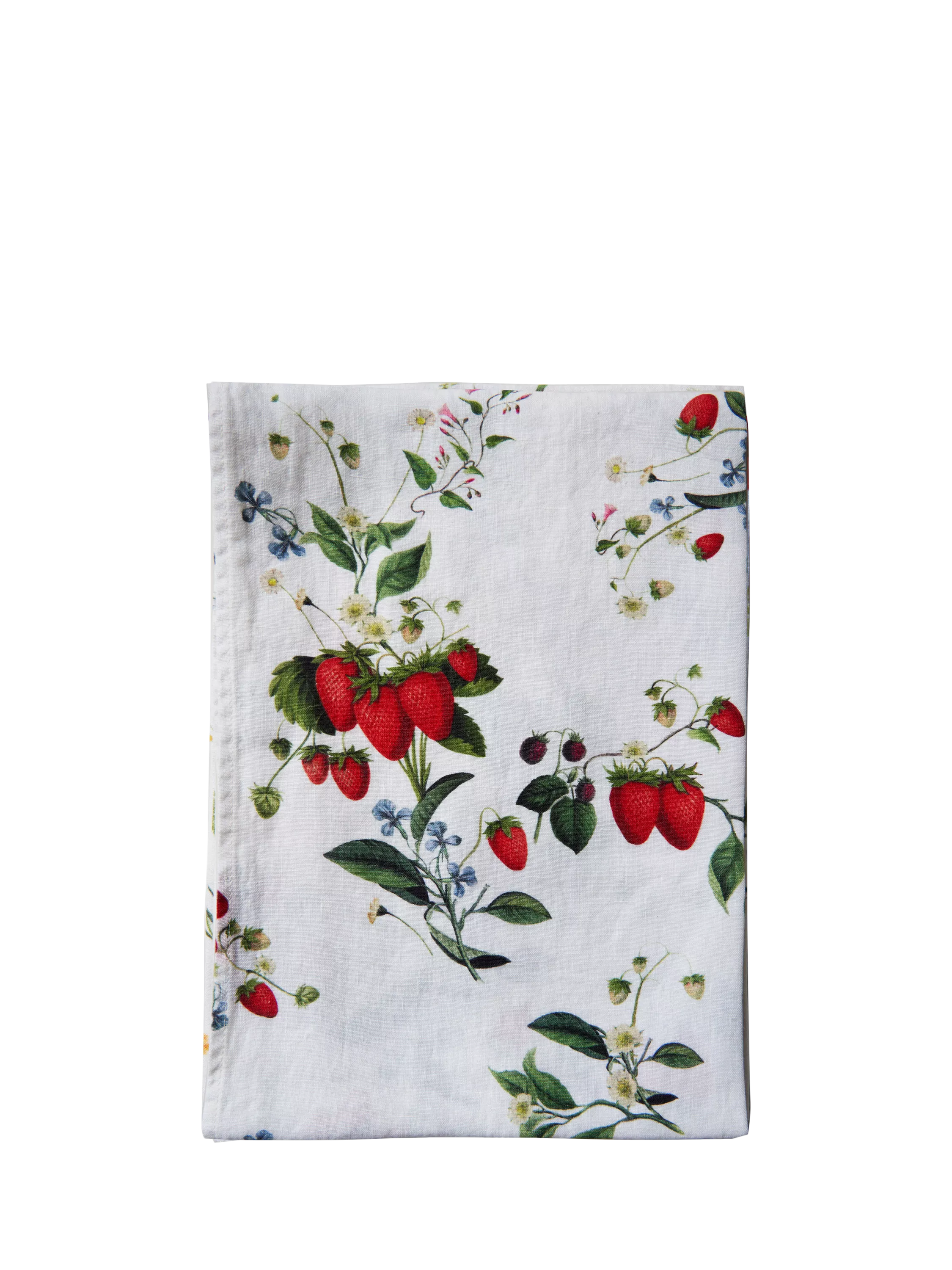 By Hope wild strawberry linen table runner 200cm (British brand)