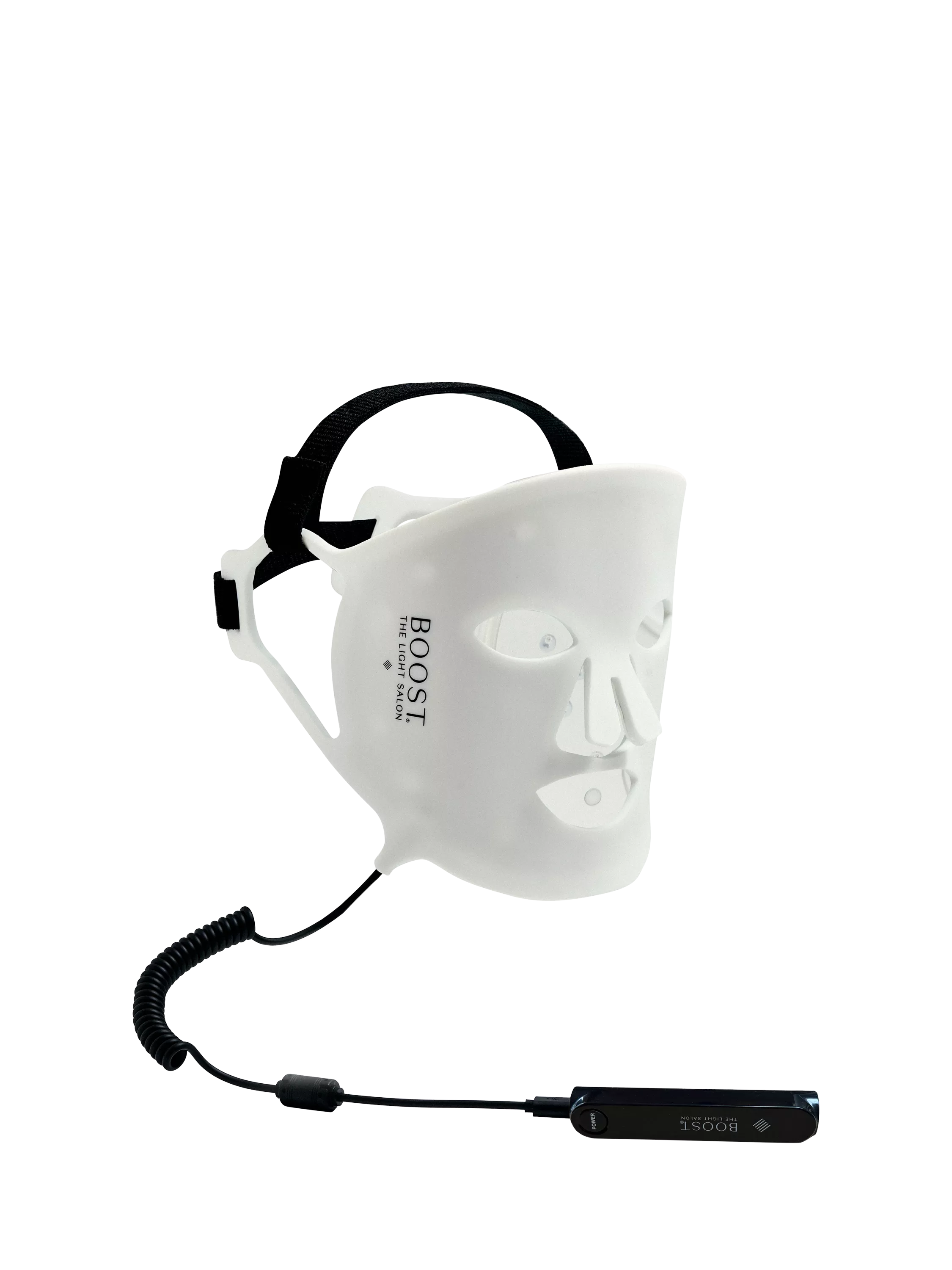 The Light Salon Boost LED Mask device, imported from the UK