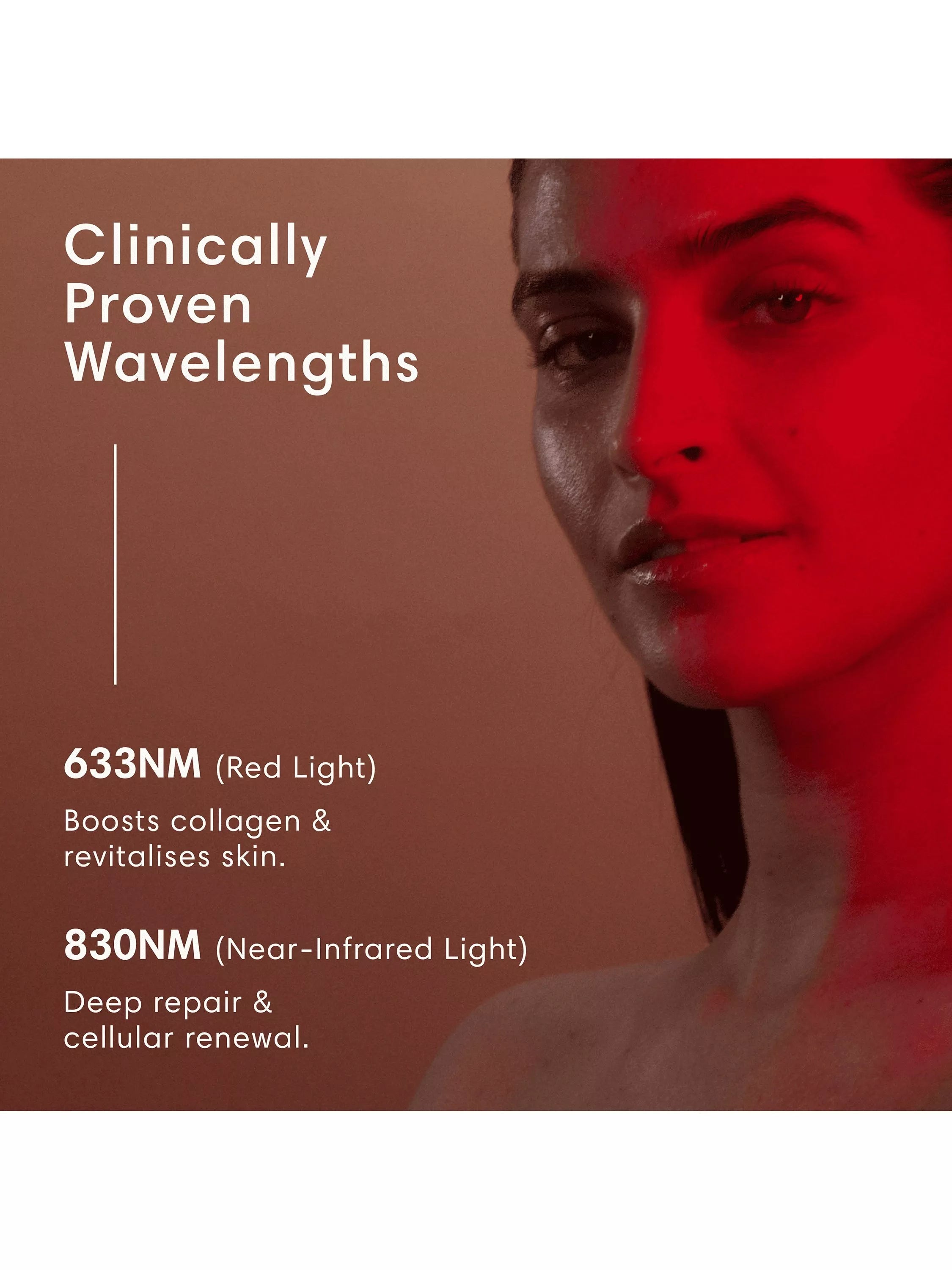 The Light Salon Boost LED Mask device, imported from the UK
