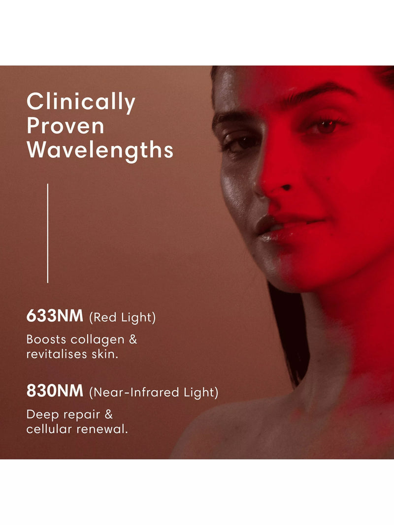 The Light Salon Boost LED Mask device, imported from the UK