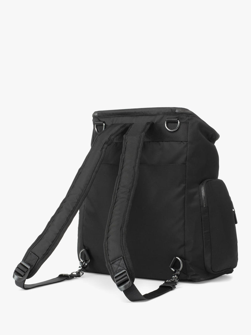 Storksak changing bag in black and gunmetal - British product