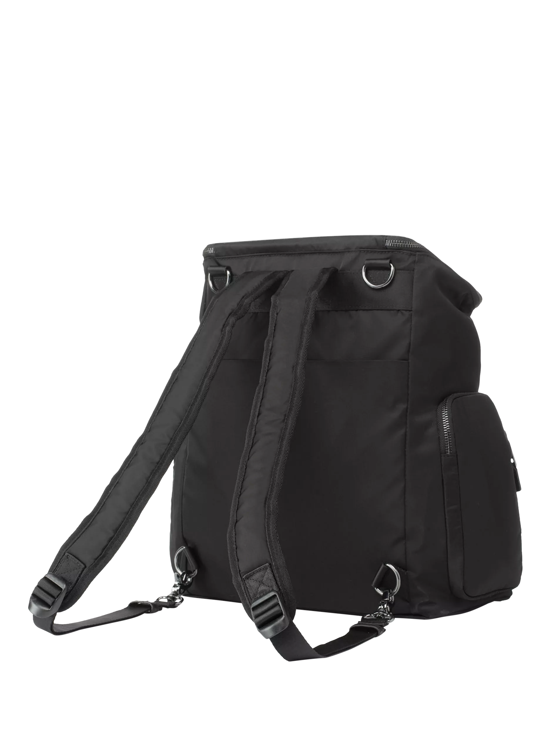 Storksak changing bag in black and gunmetal - British product
