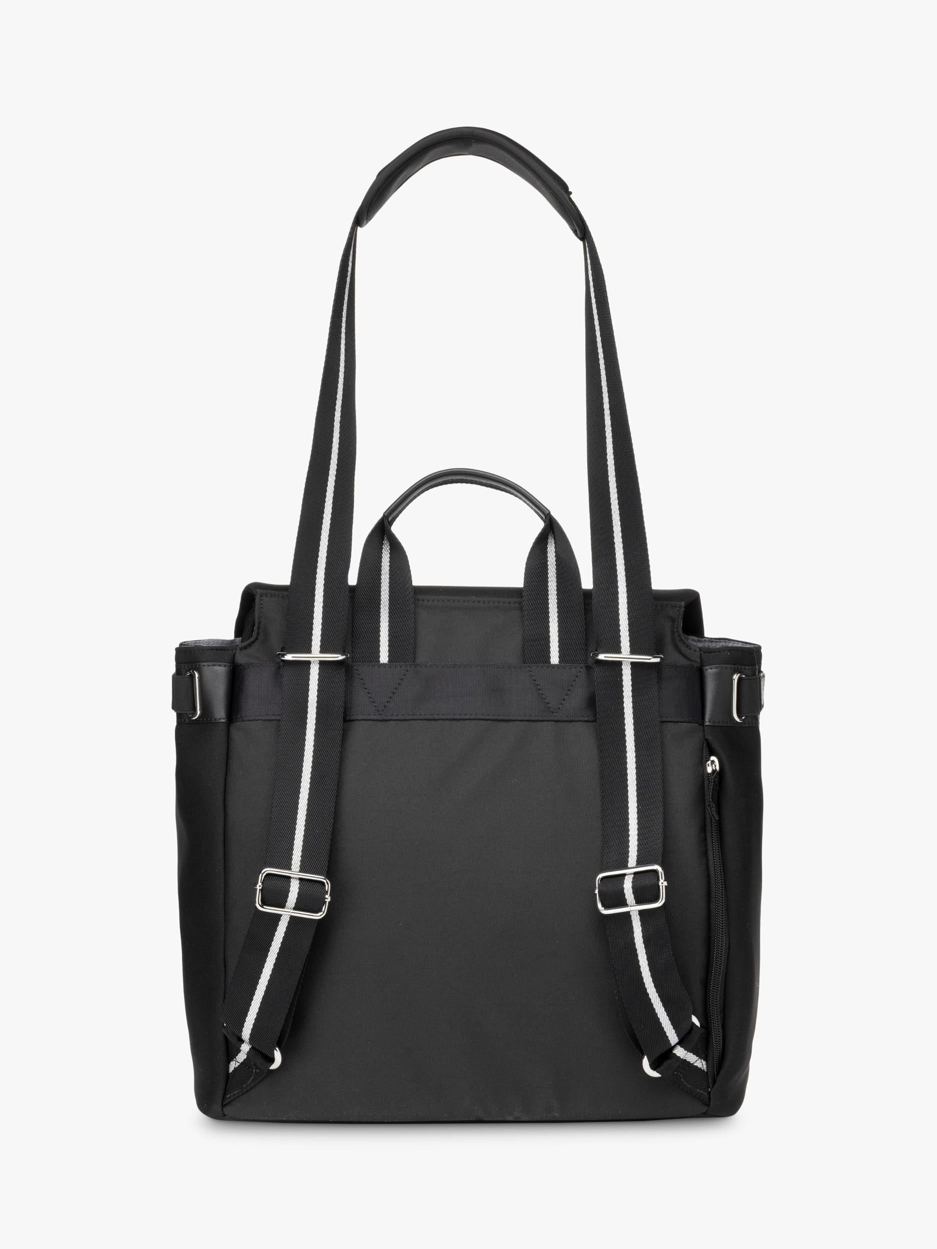 Storksak St James scuba changing bag black/silver, UK version